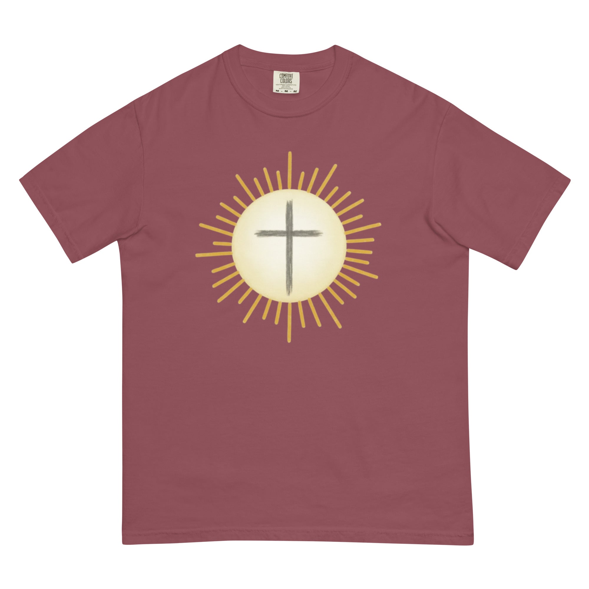 Centered In Light Garment Dyed Heavyweight T-Shirt