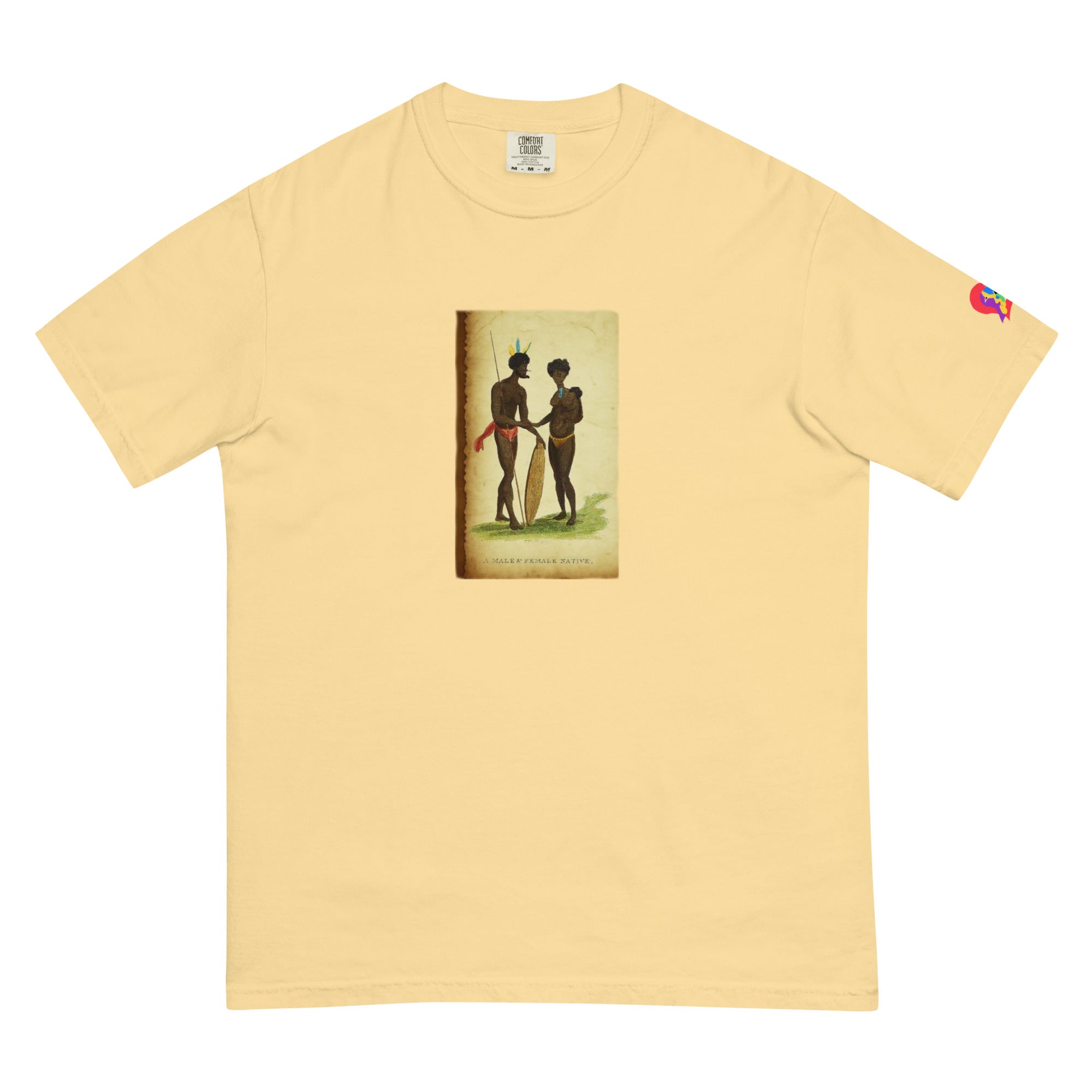 Unisex garment-dyed heavyweight t-shirt