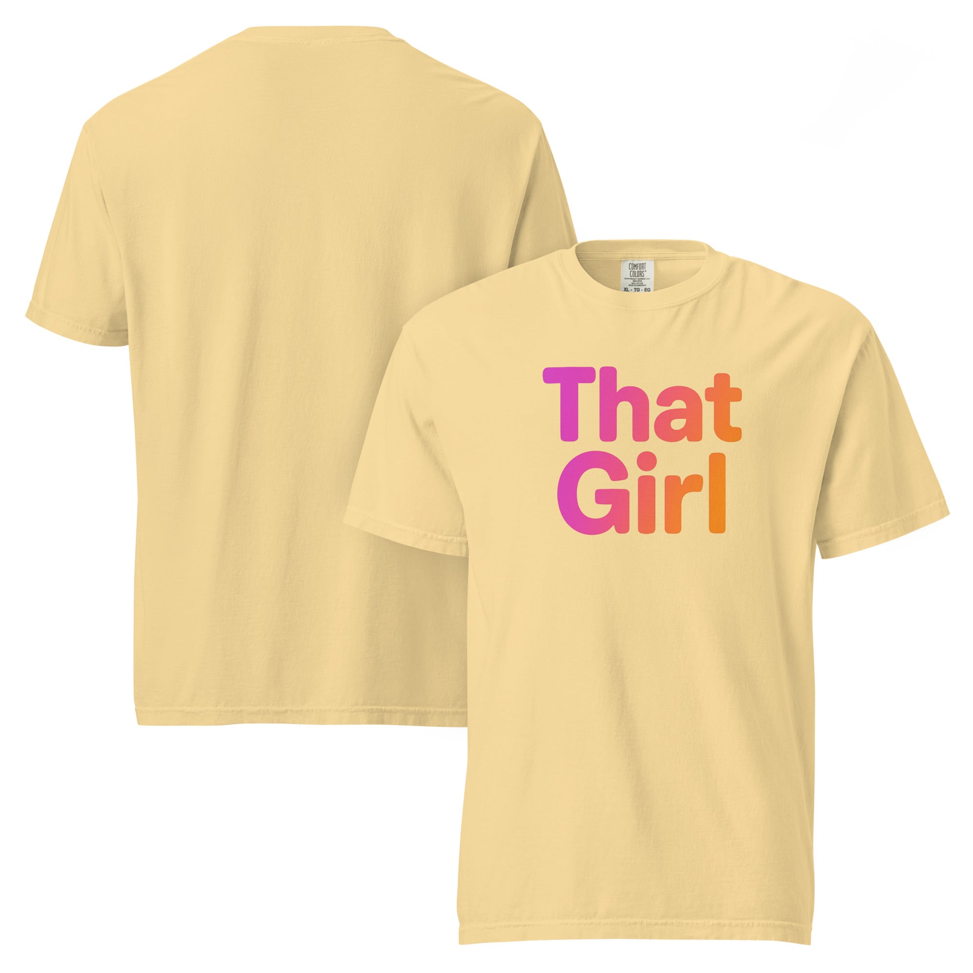 That Girl Garment Dyed Heavyweight Cotton T-Shirt
