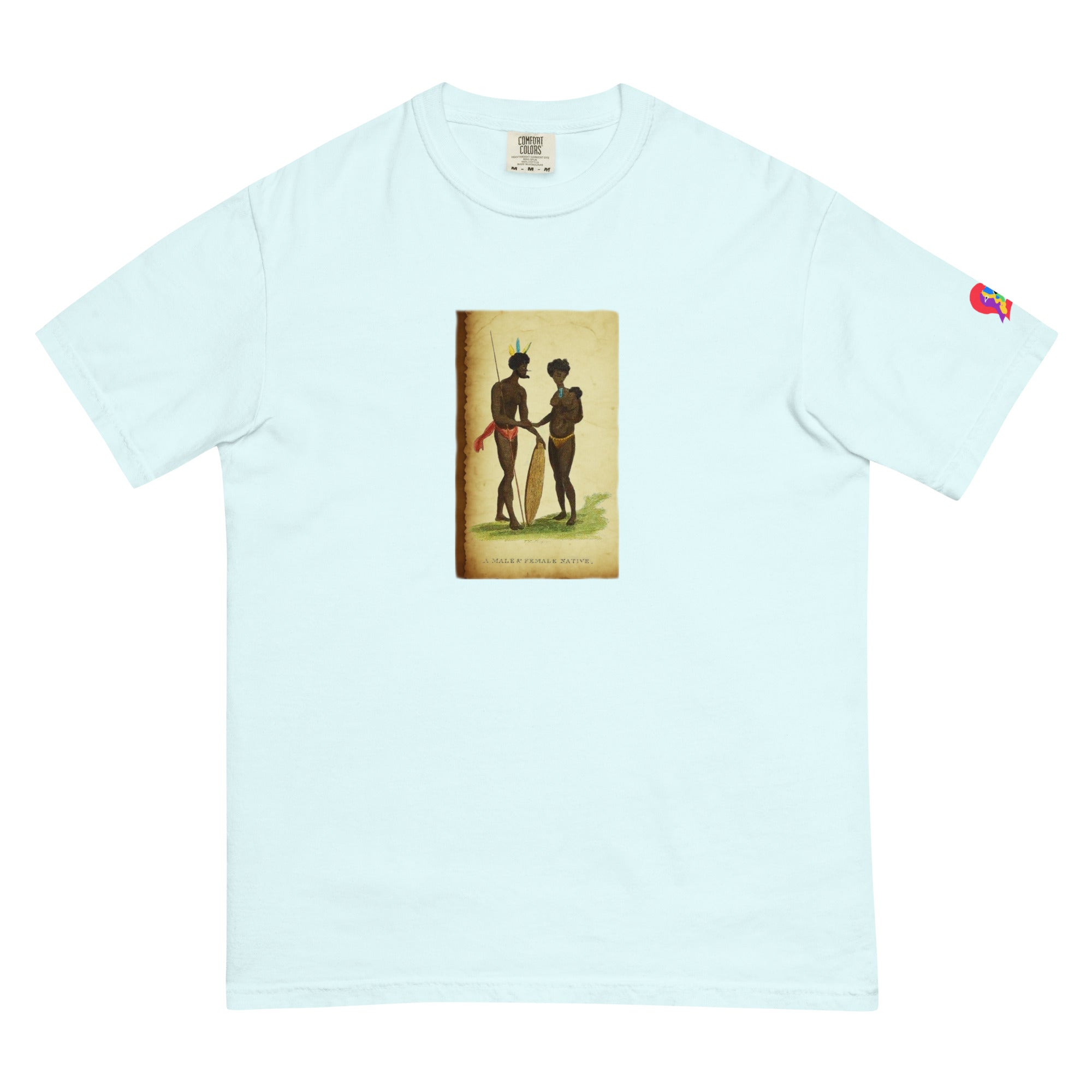 Unisex garment-dyed heavyweight t-shirt