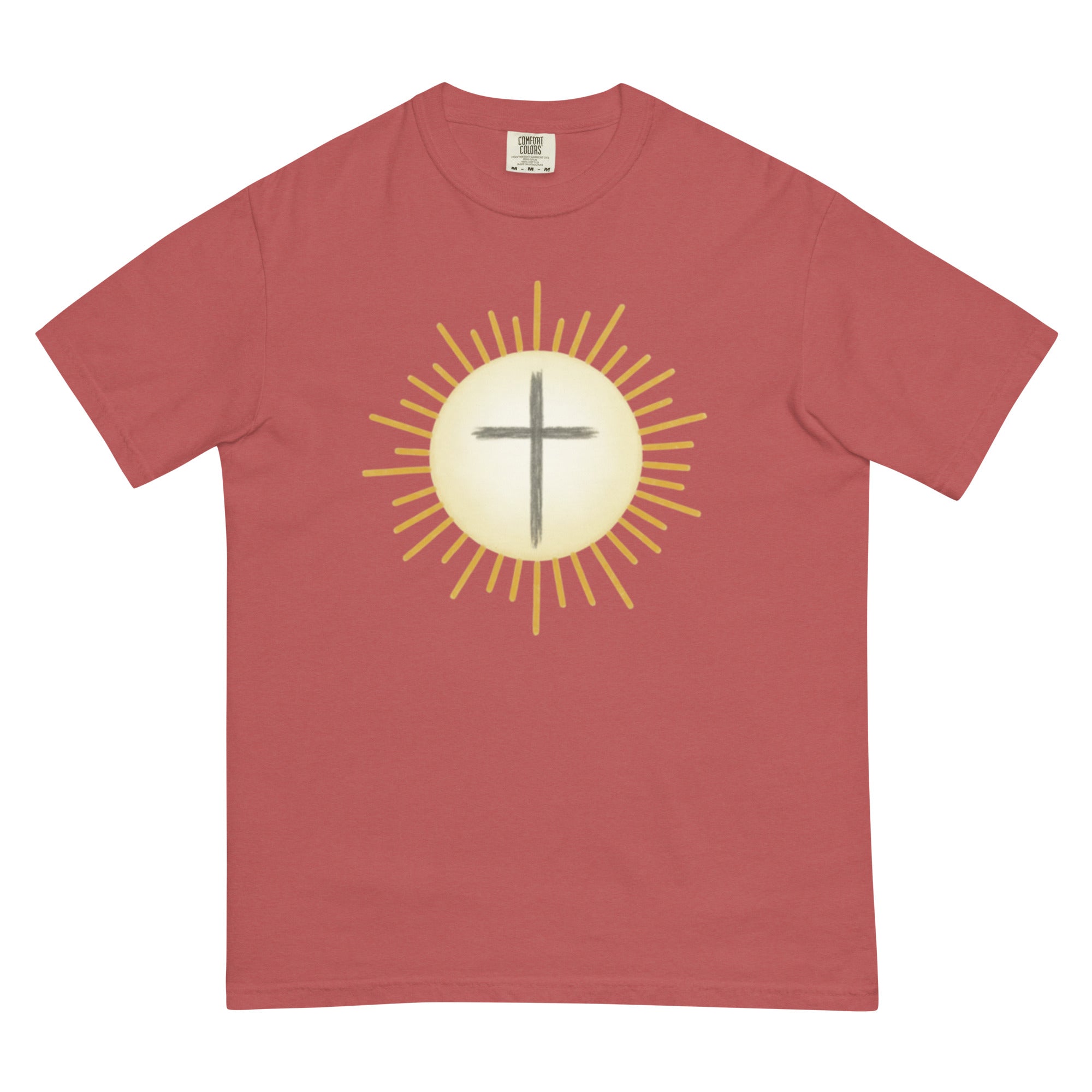 Centered In Light Garment Dyed Heavyweight T-Shirt