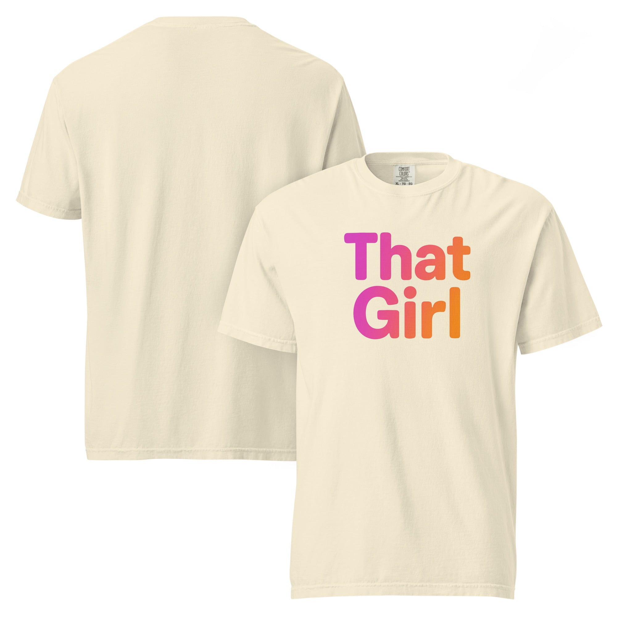 That Girl Garment Dyed Heavyweight Cotton T-Shirt