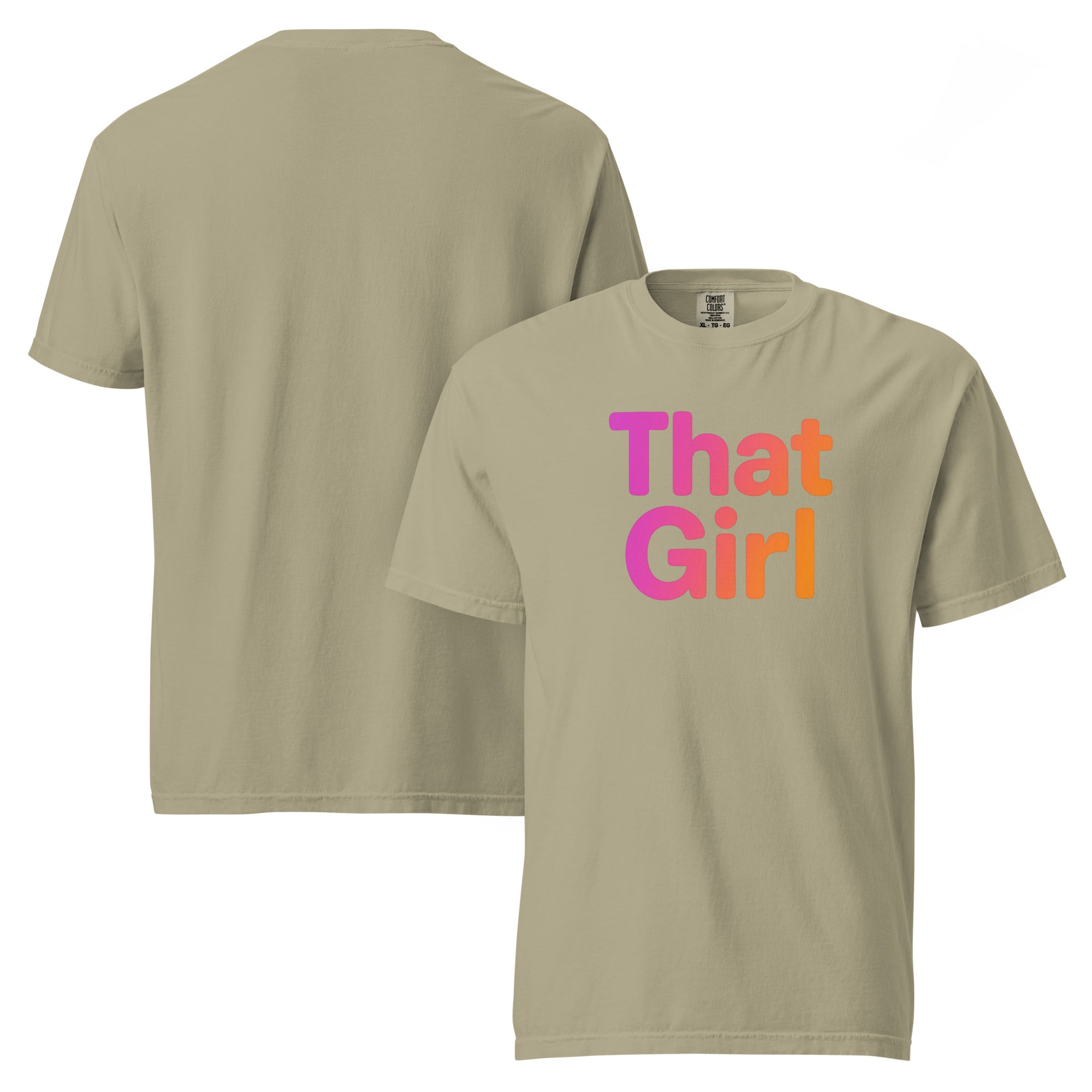 That Girl Garment Dyed Heavyweight Cotton T-Shirt
