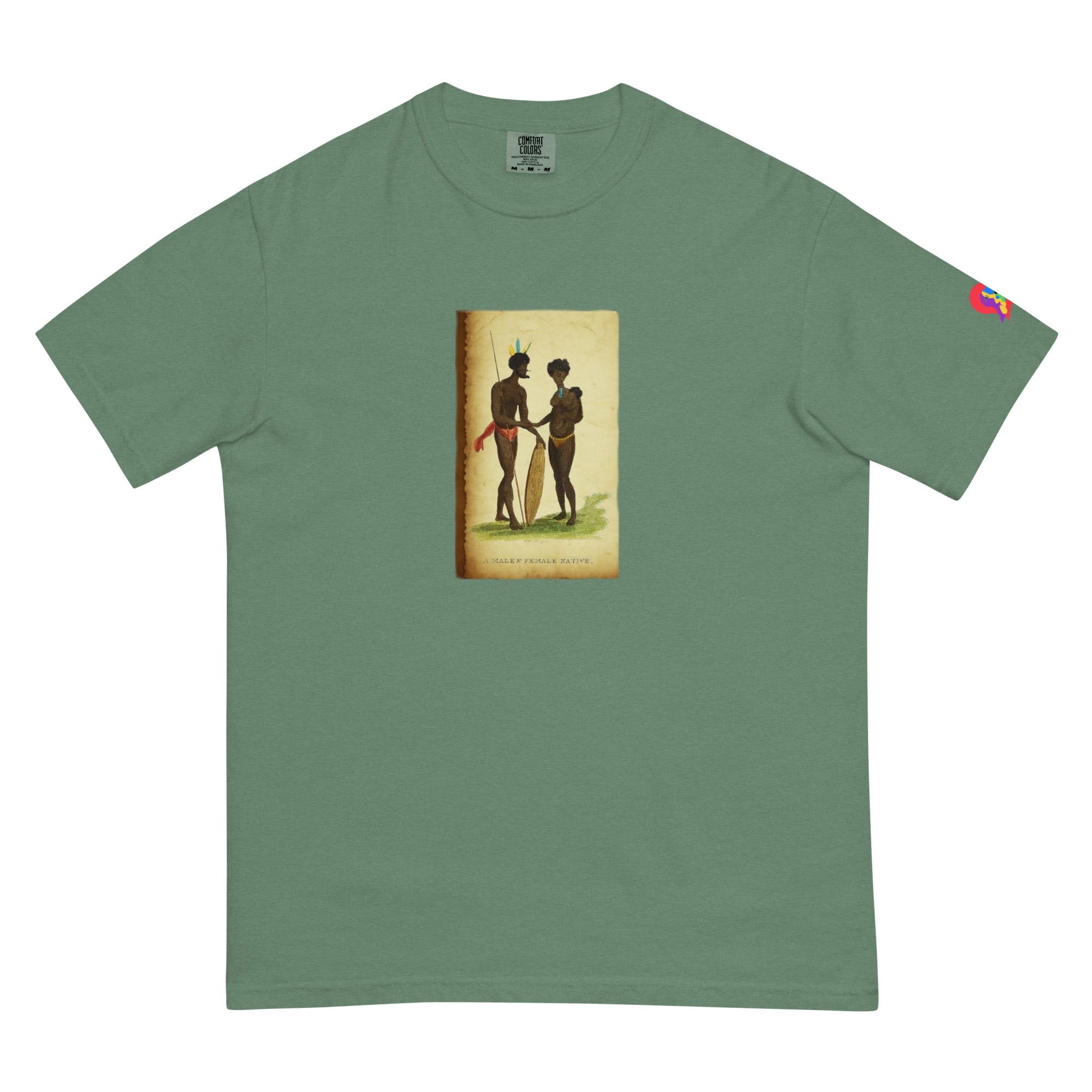 Unisex garment-dyed heavyweight t-shirt