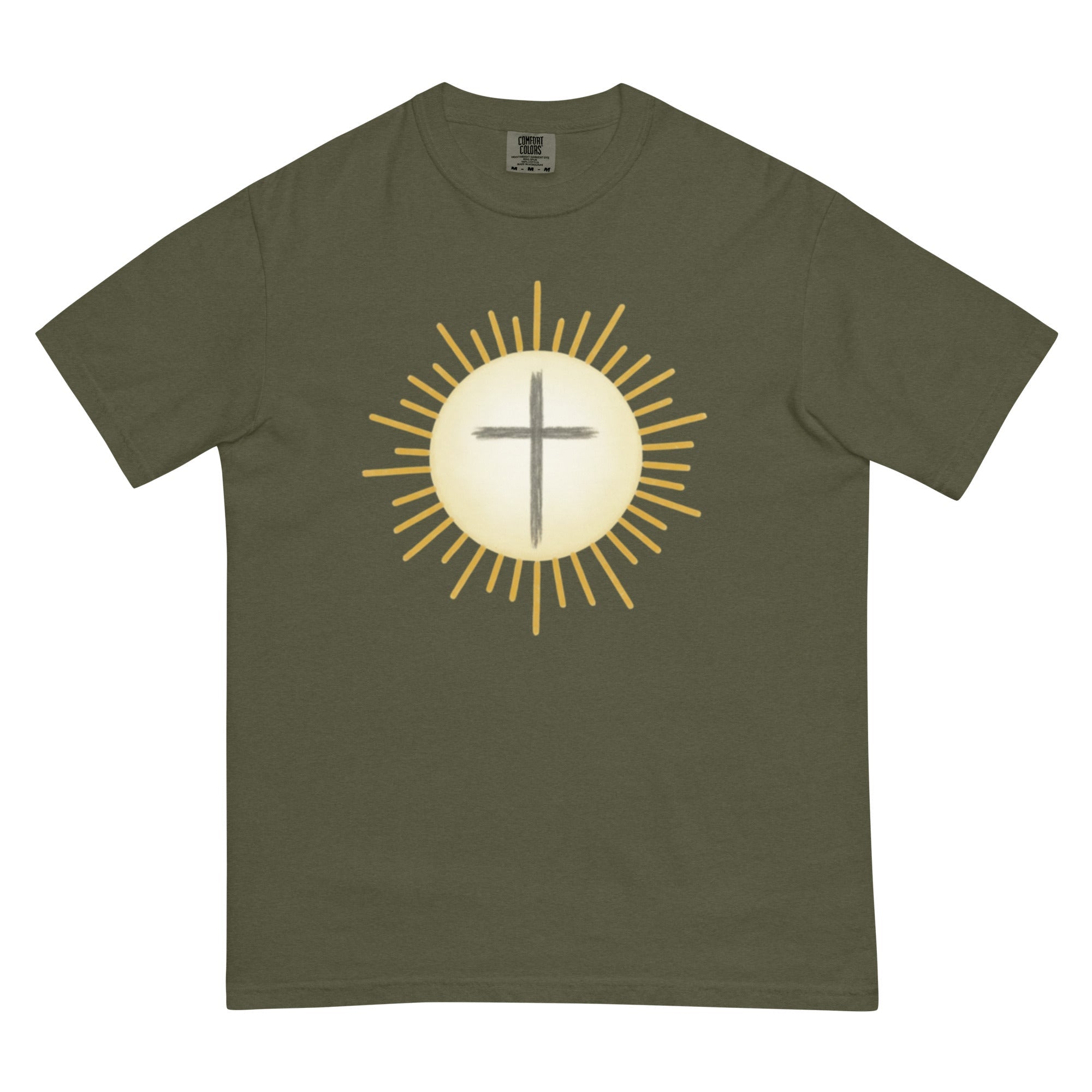Centered In Light Garment Dyed Heavyweight T-Shirt