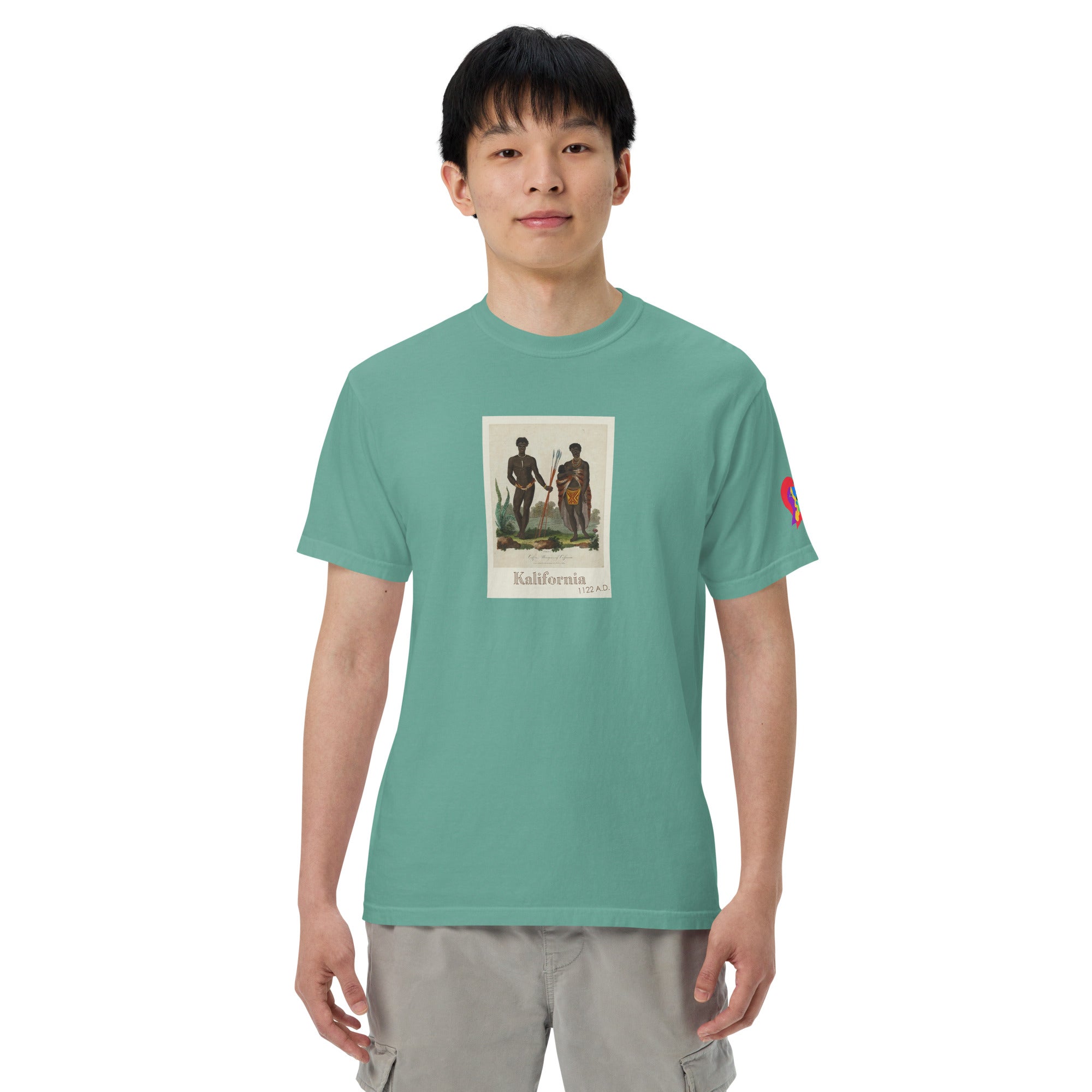 Kalifornia History of the Amaru Khans Unisex garment-dyed heavyweight t-shirt
