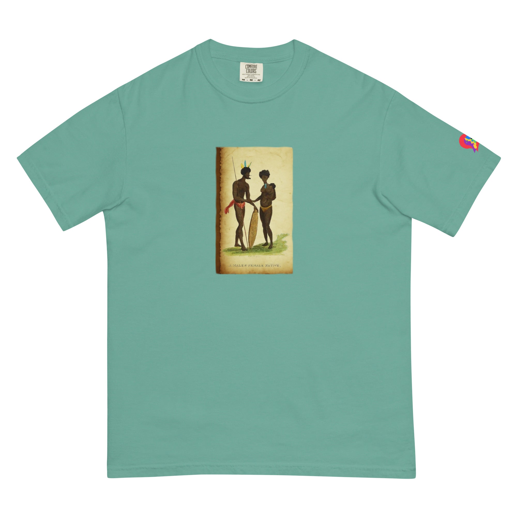 Unisex garment-dyed heavyweight t-shirt