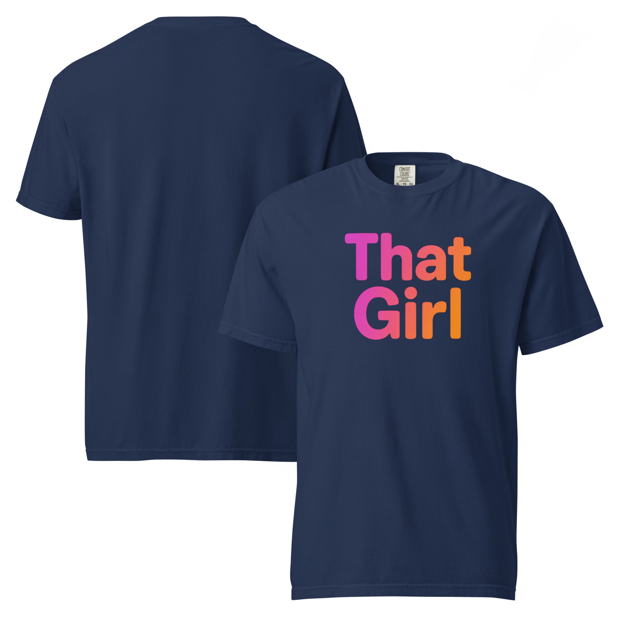 That Girl Garment Dyed Heavyweight Cotton T-Shirt