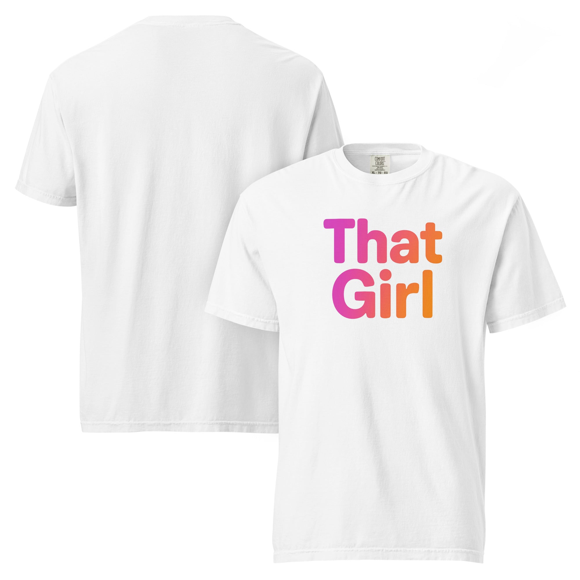 That Girl Garment Dyed Heavyweight Cotton T-Shirt