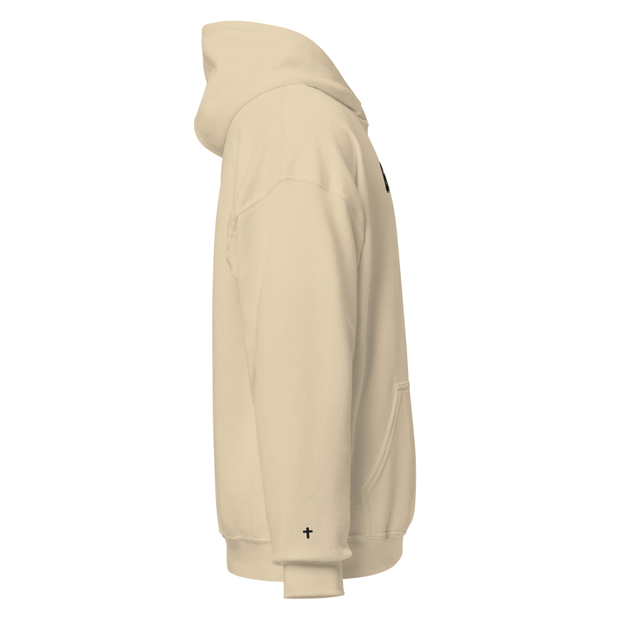 Embroidered GOD Cross Hoodie