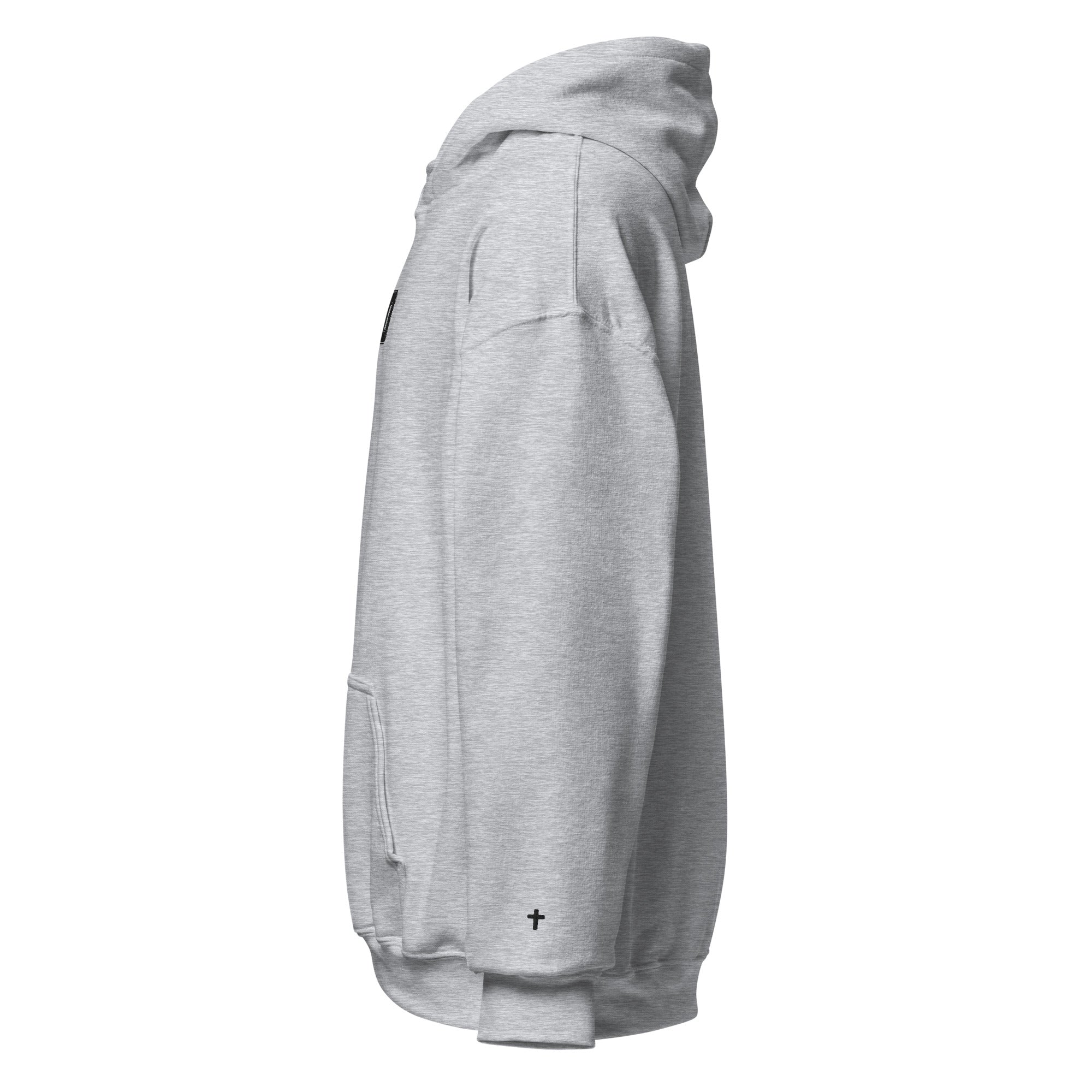 Embroidered GOD Cross Hoodie