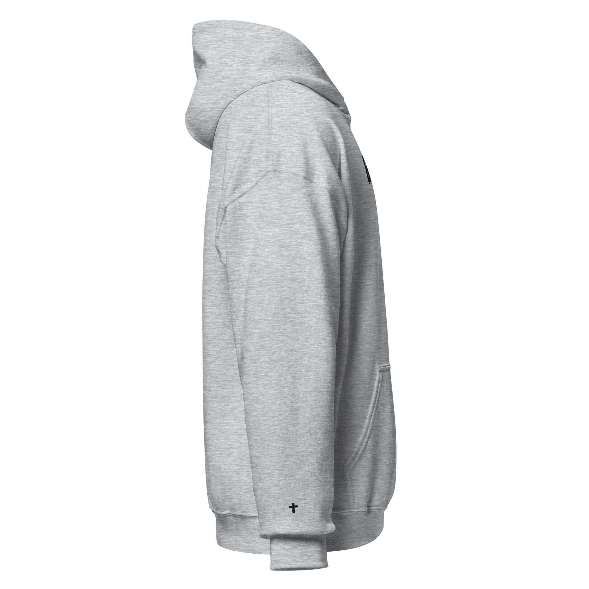 Embroidered GOD Cross Hoodie