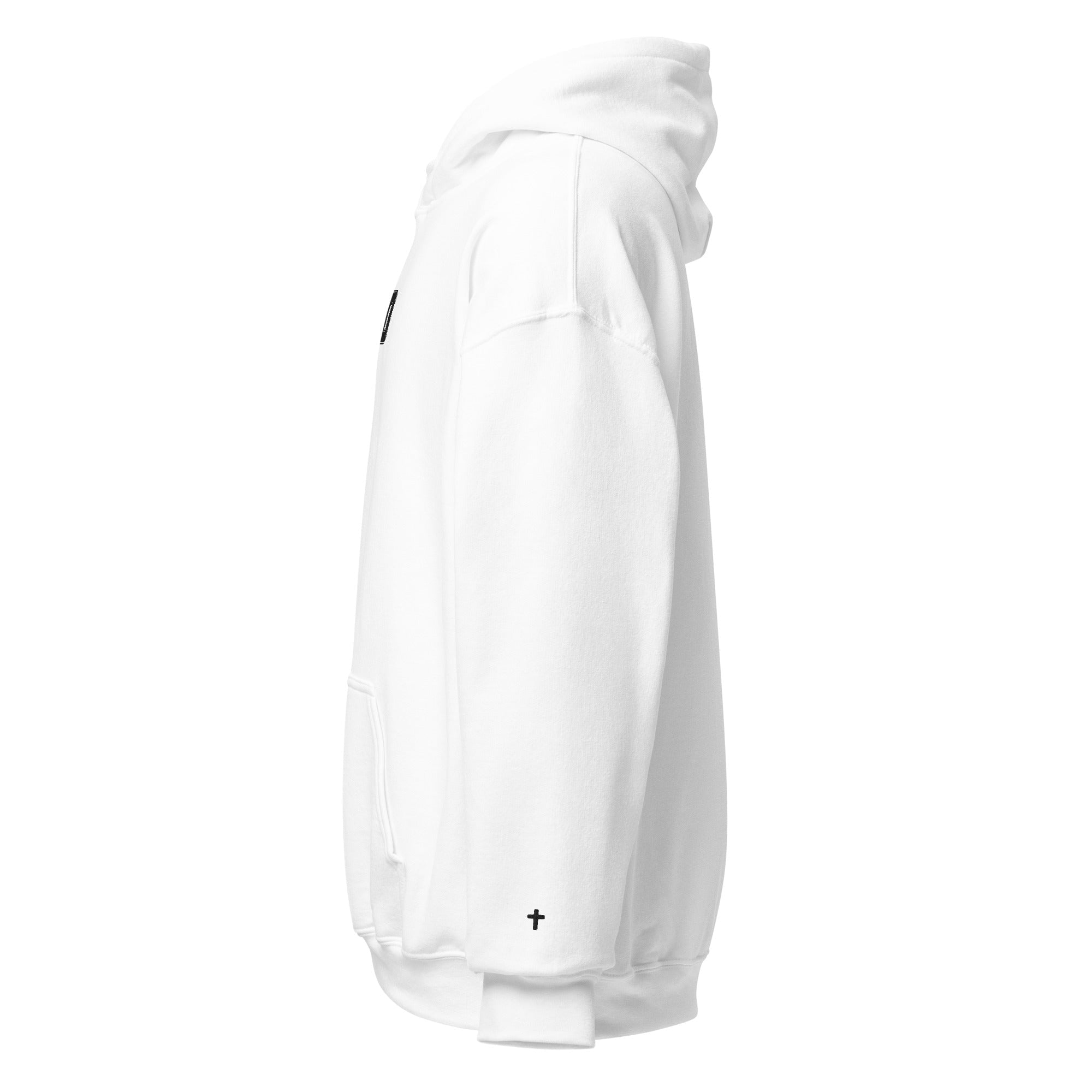Embroidered GOD Cross Hoodie