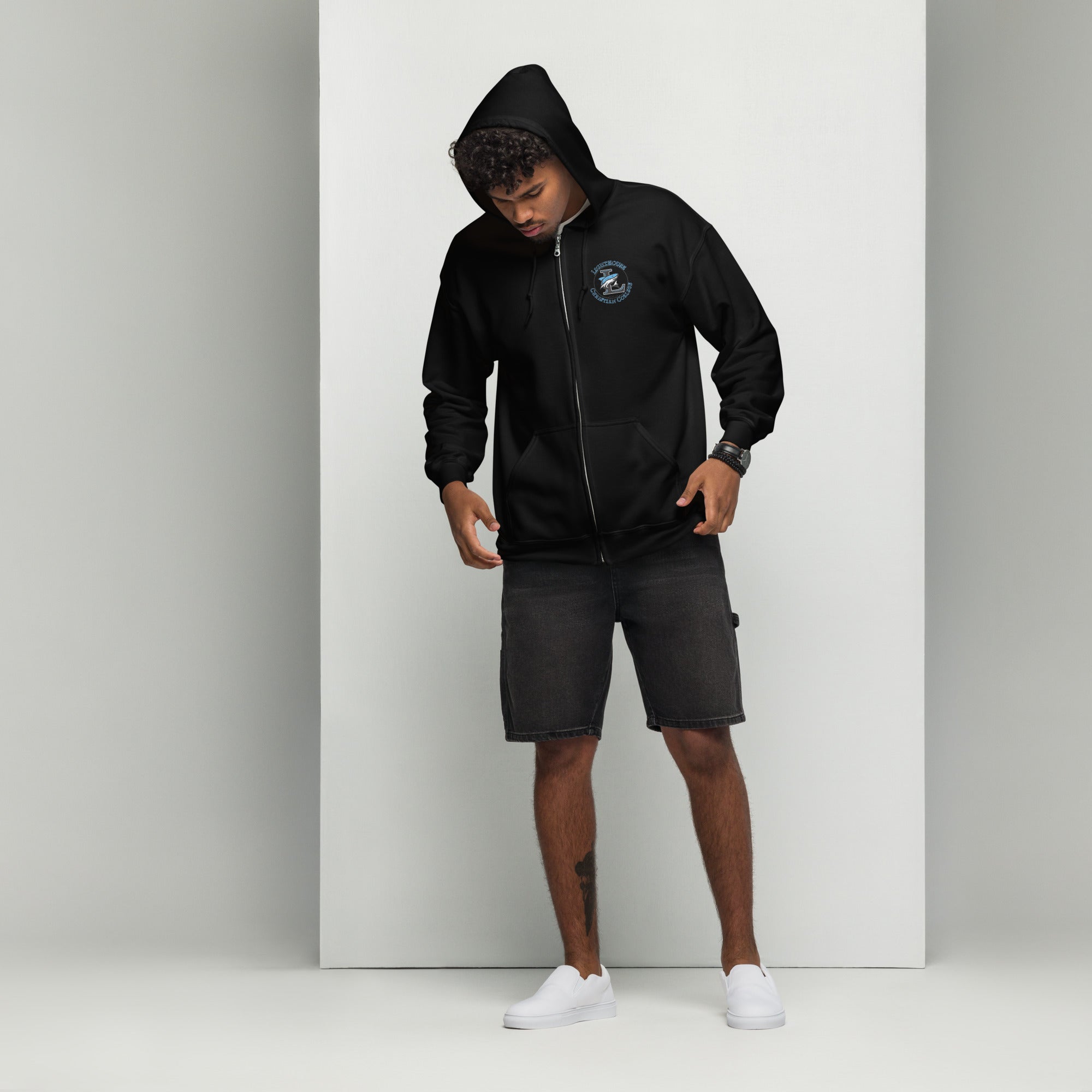 LCC Unisex heavy blend zip hoodie