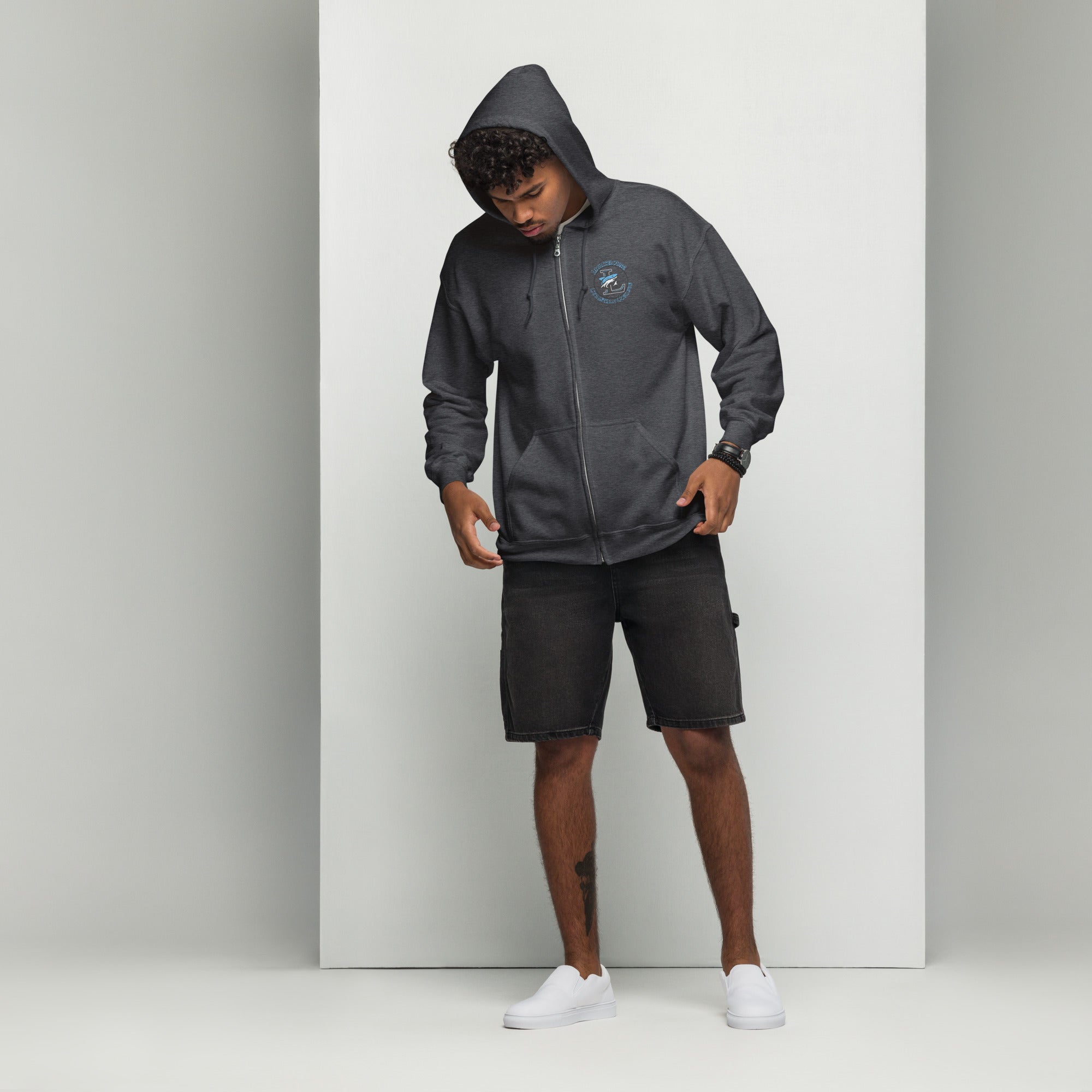 LCC Unisex heavy blend zip hoodie