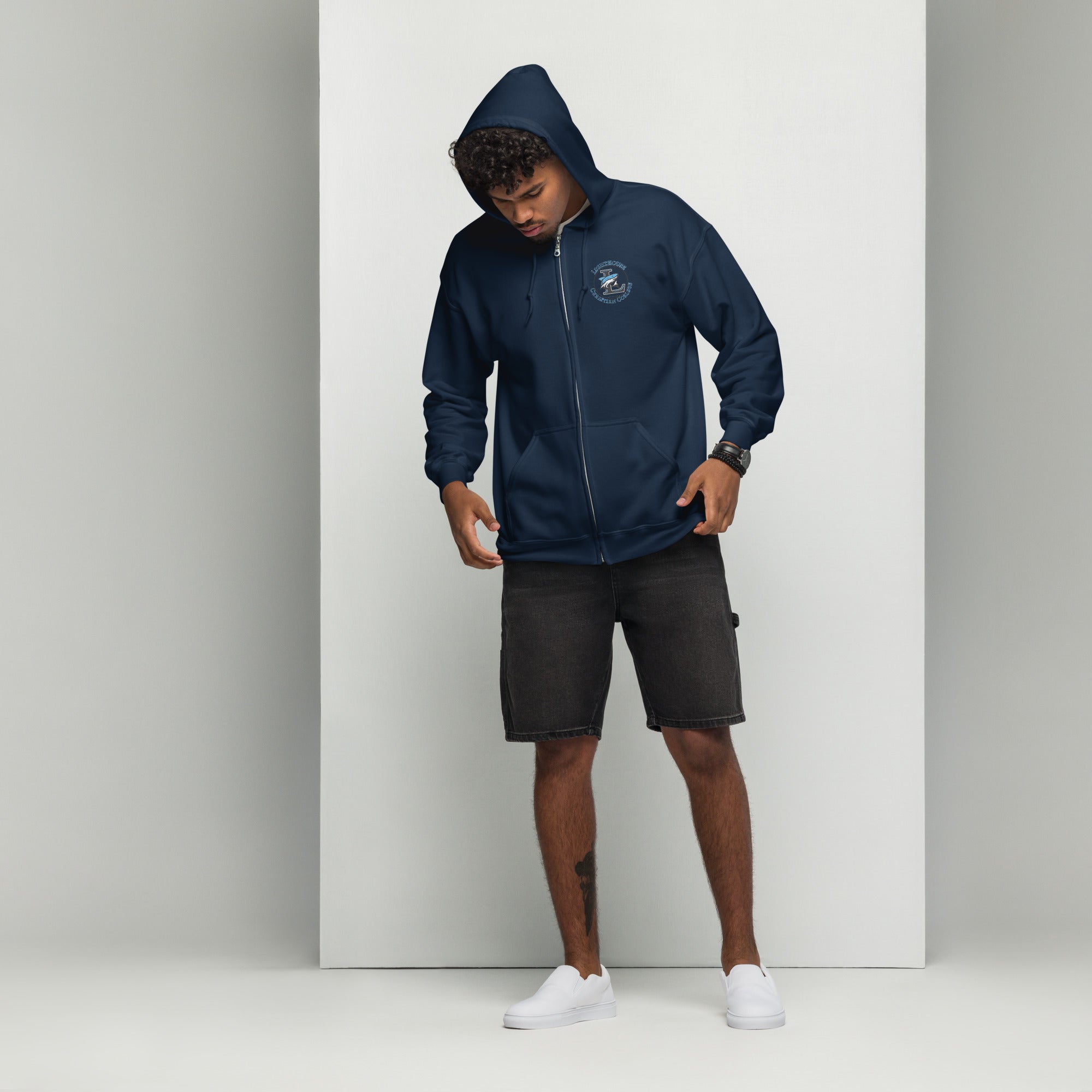 LCC Unisex heavy blend zip hoodie