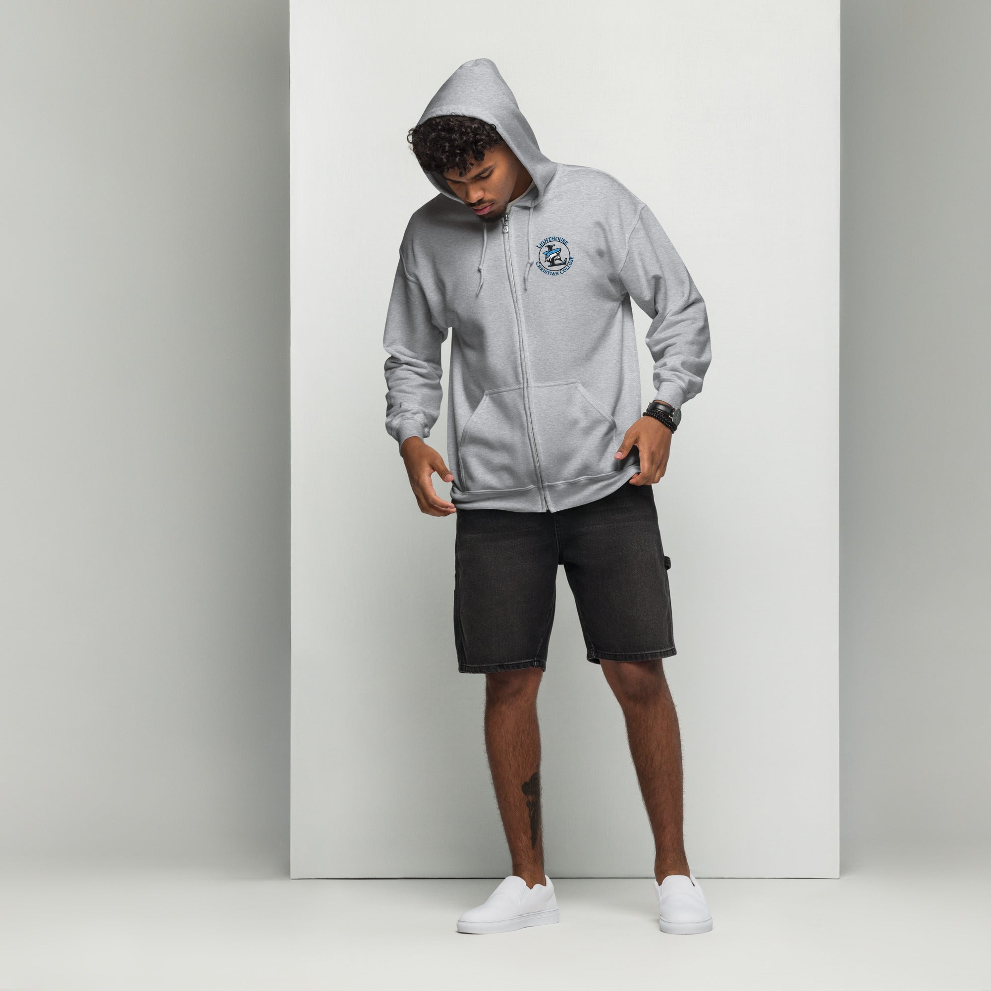 LCC Unisex heavy blend zip hoodie