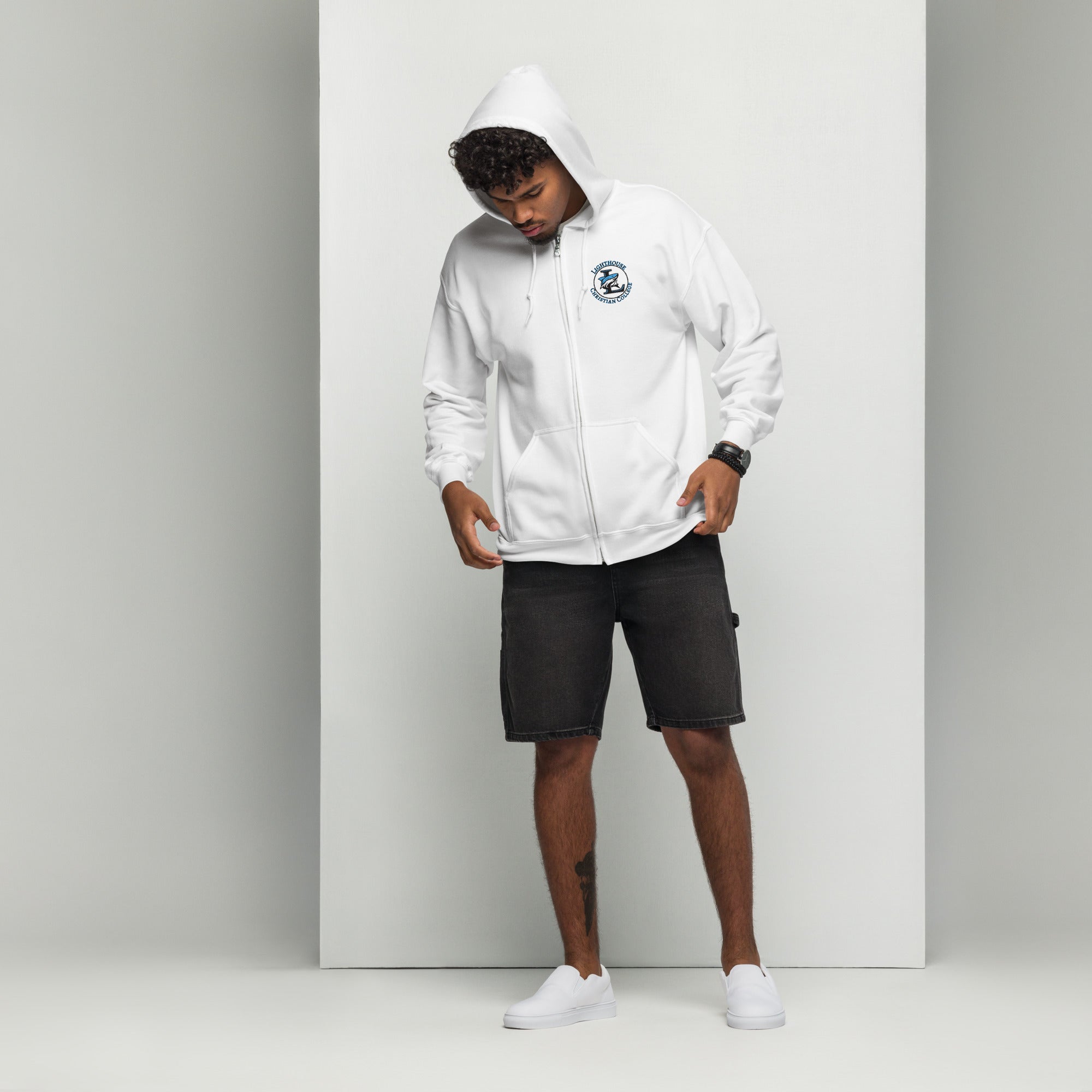 LCC Unisex heavy blend zip hoodie