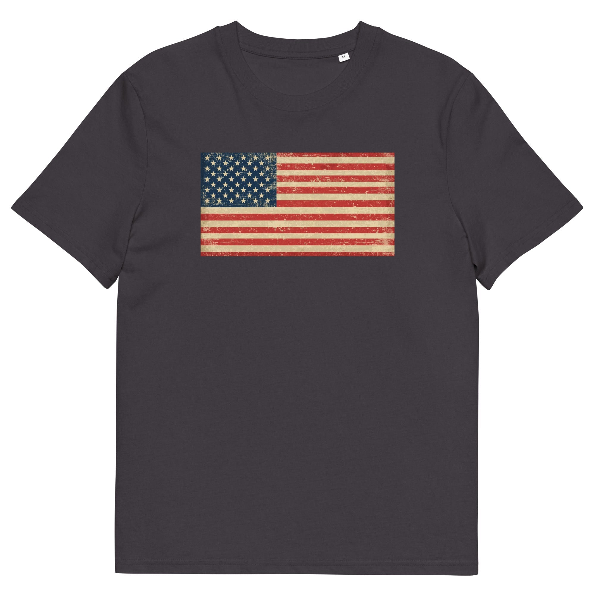 American Flag Organic Cotton  T Shirt