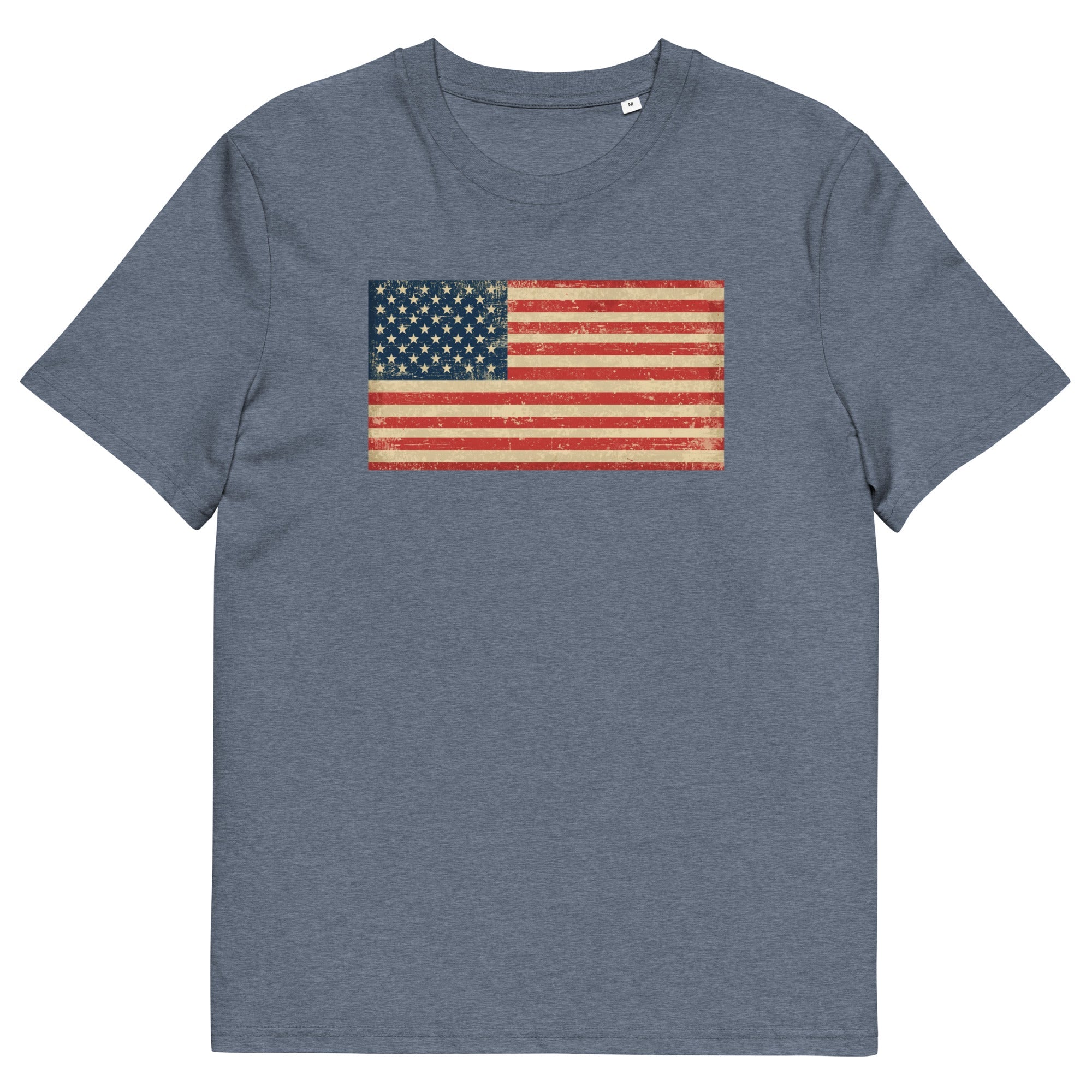 American Flag Organic Cotton  T Shirt
