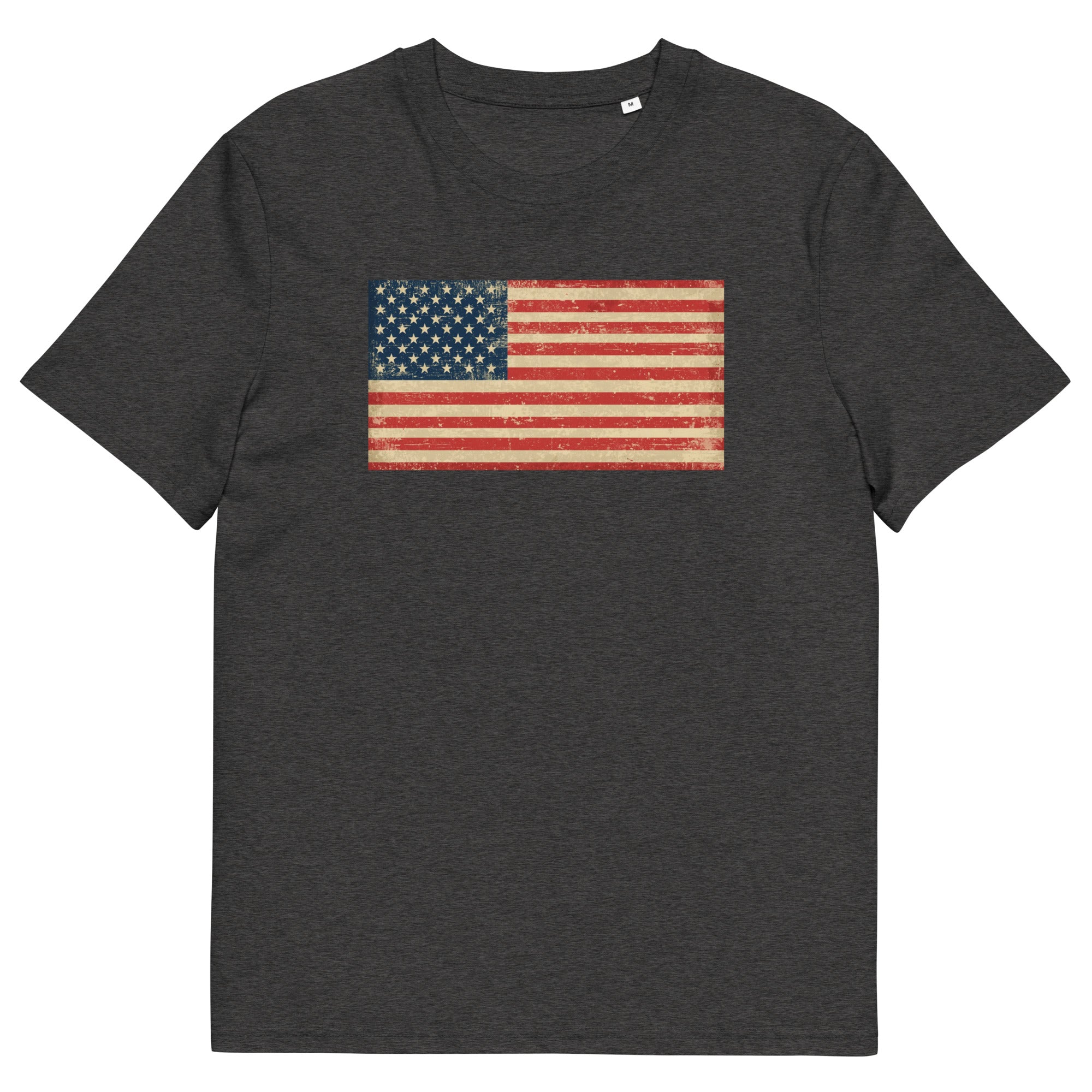 American Flag Organic Cotton  T Shirt