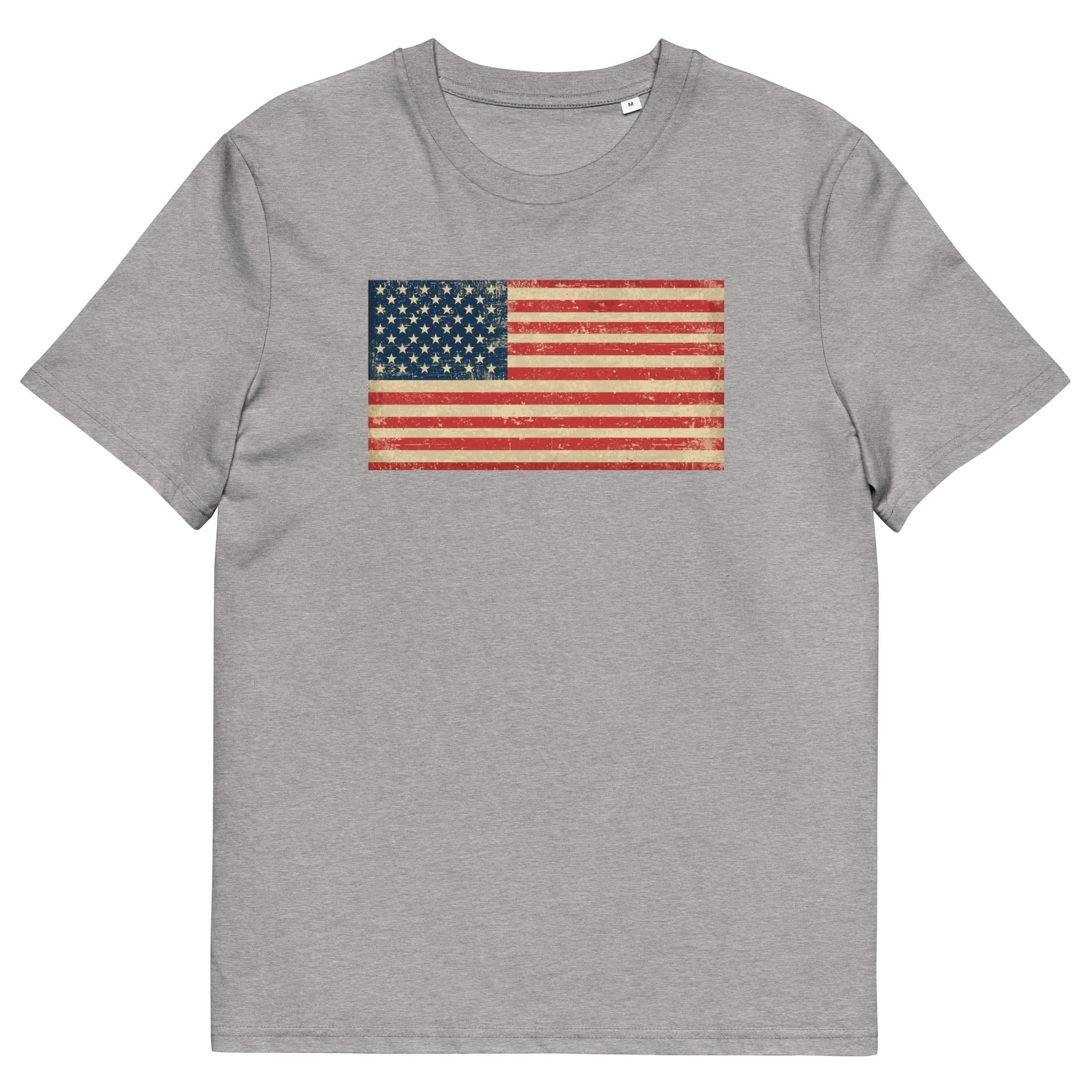 American Flag Organic Cotton  T Shirt