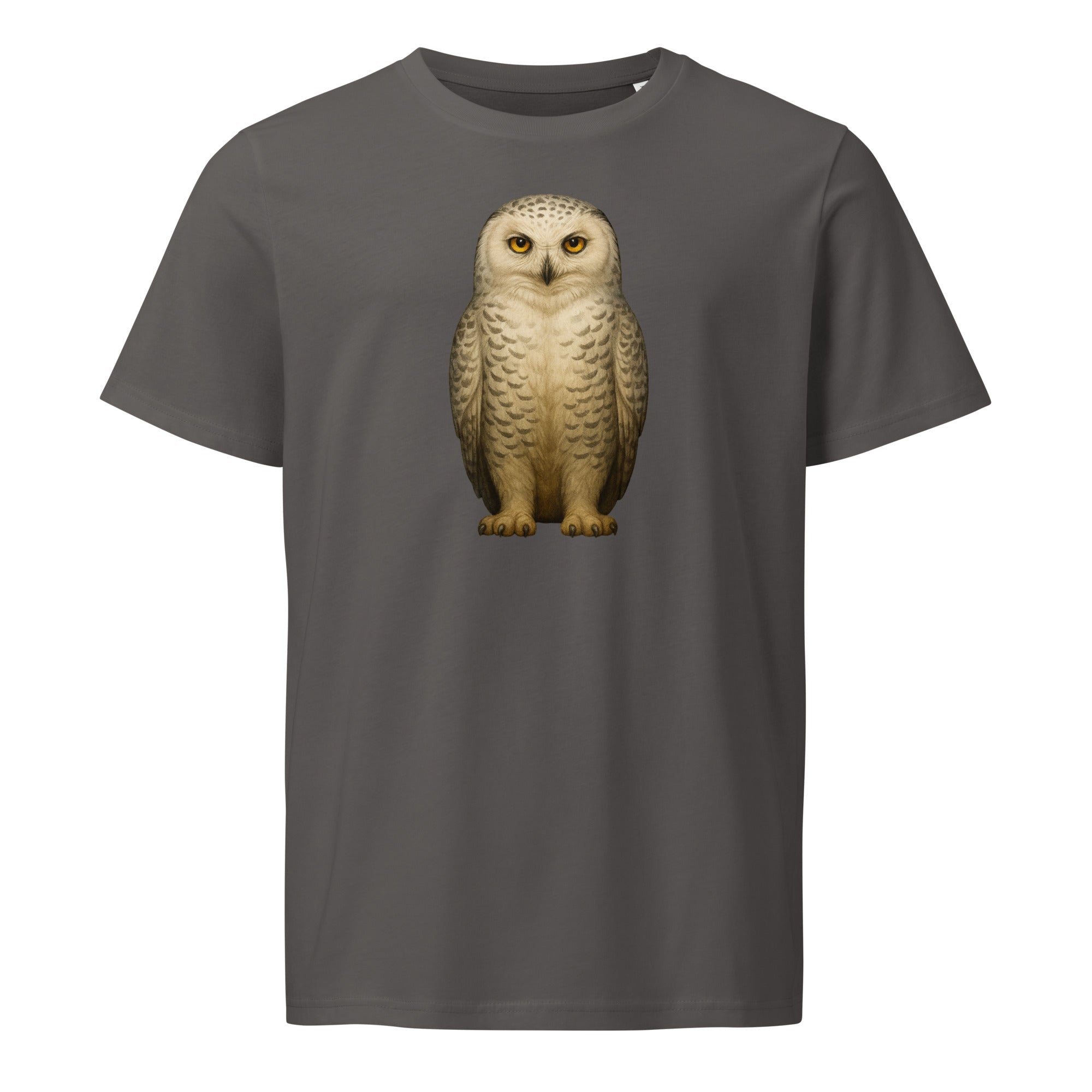 Organic Silent Watcher Snow Owl T-Shirt