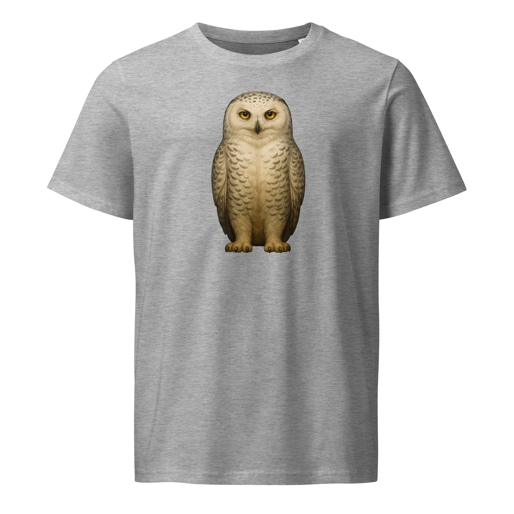 Organic Silent Watcher Snow Owl T-Shirt
