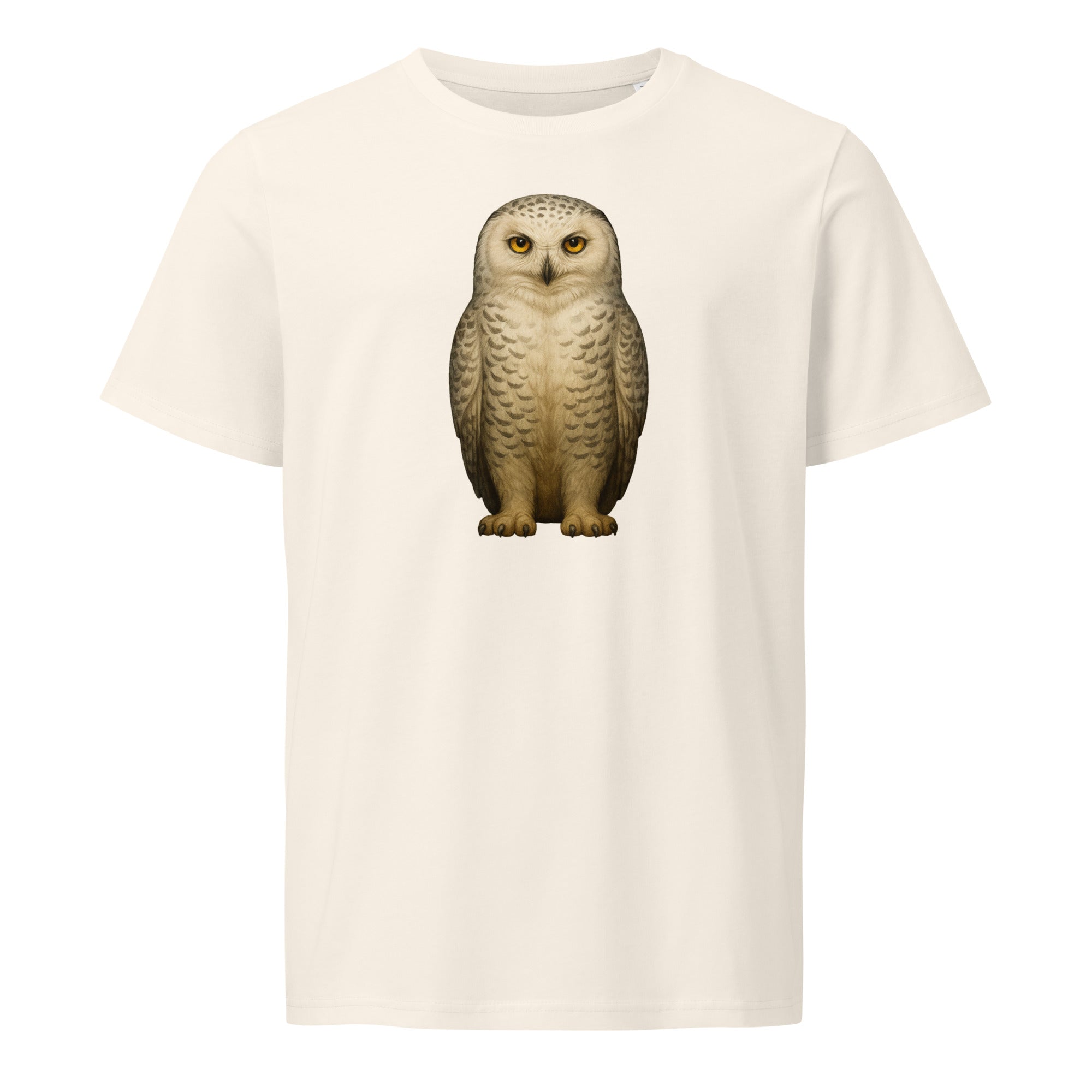 Organic Silent Watcher Snow Owl T-Shirt