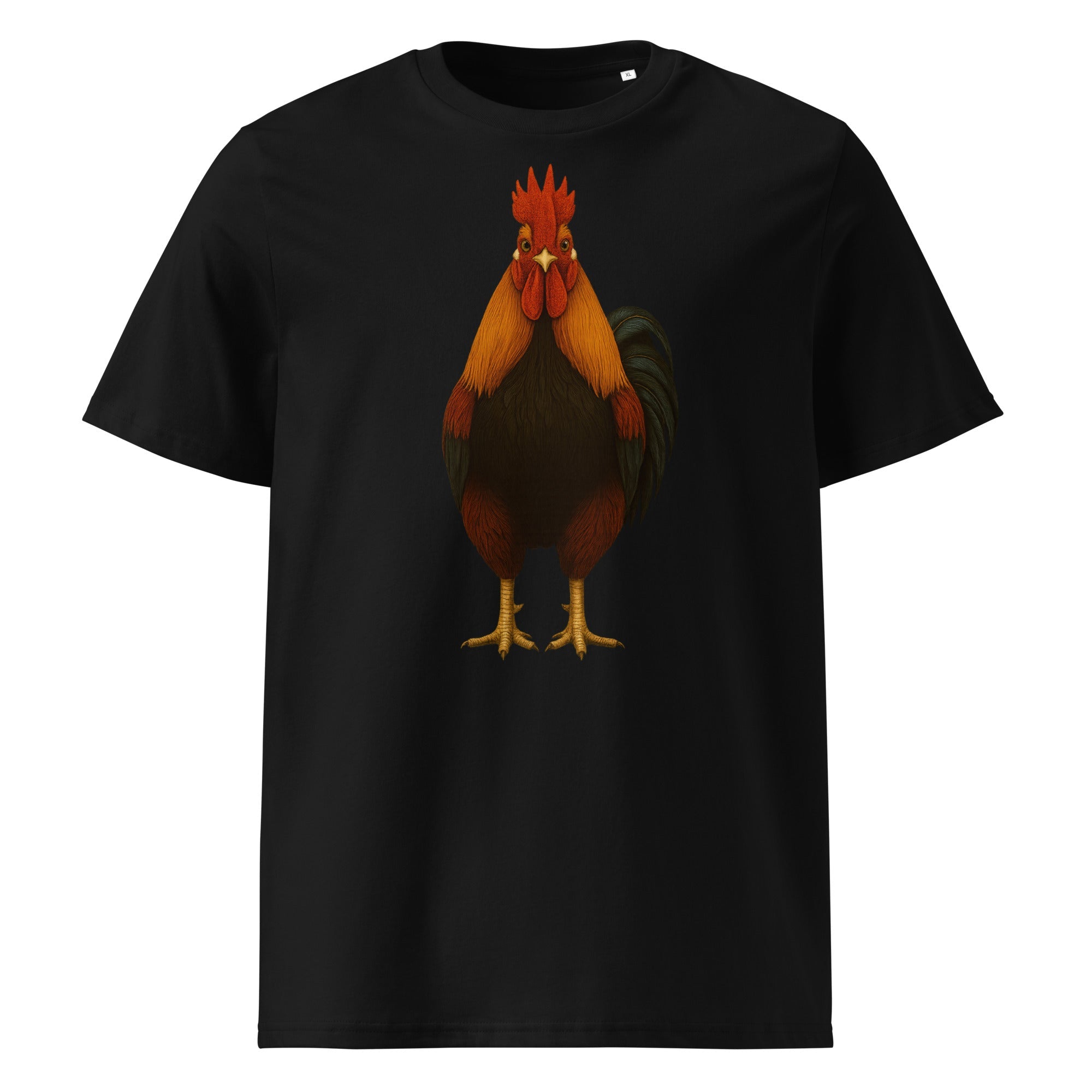 Organic Rising Sun Rooster T-Shirt