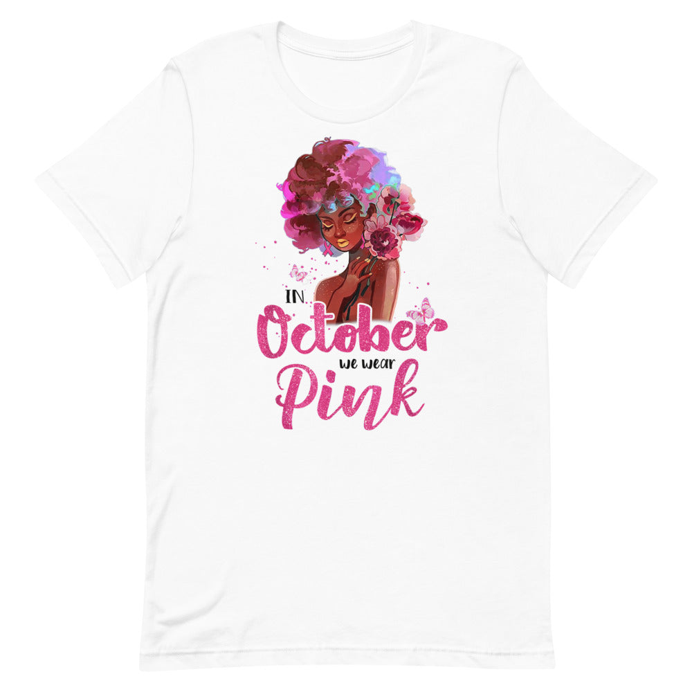 BREAST CANCER AWARENESS OCTOBER PINK Short-Sleeve Unisex T-Shirt