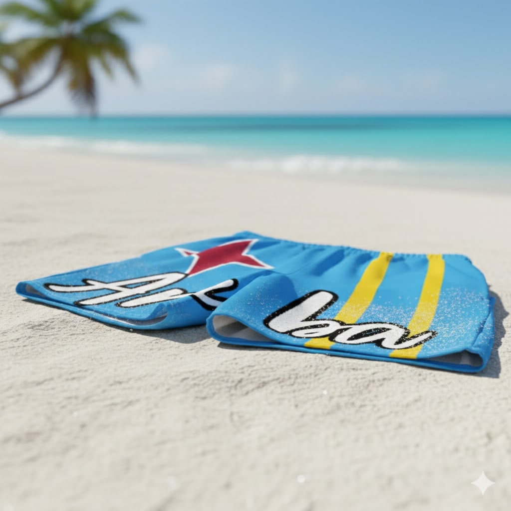 Aruba Flag Swim Trunks