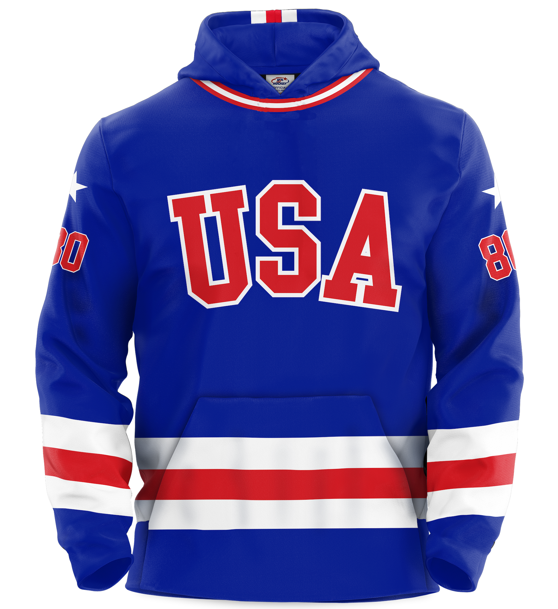 USA Hockey Miracle on Ice 1980 Authentic Royal Blue Youth Hoodie