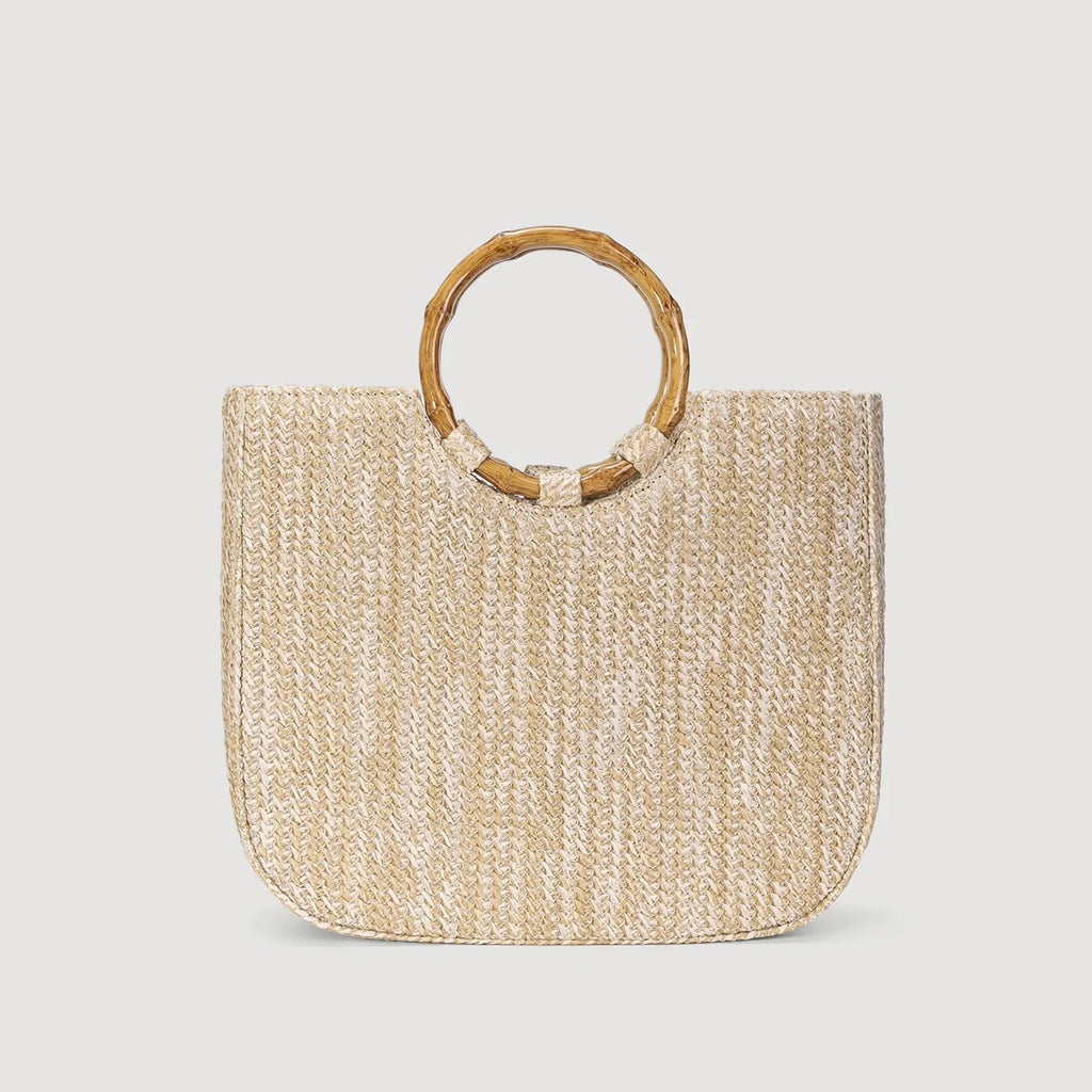 Verena Bamboo Handle Bag