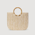 Verena Bamboo Handle Bag