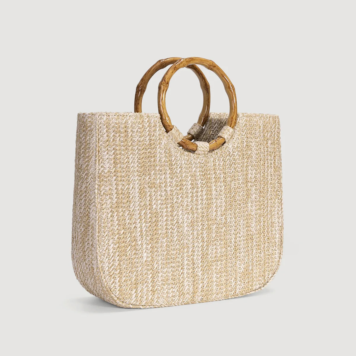 Verena Bamboo Handle Bag