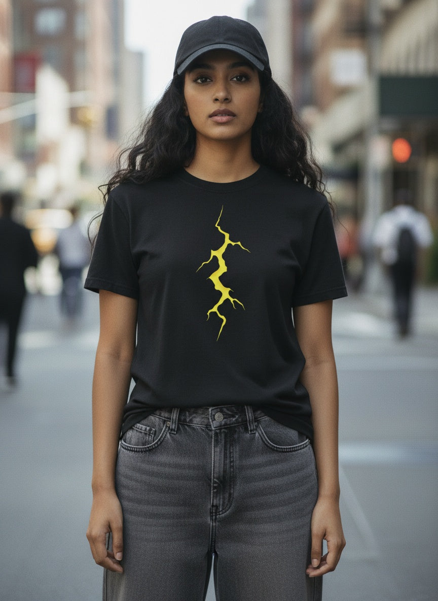 Lightning Bolt Electric Surge Cotton T-Shirt