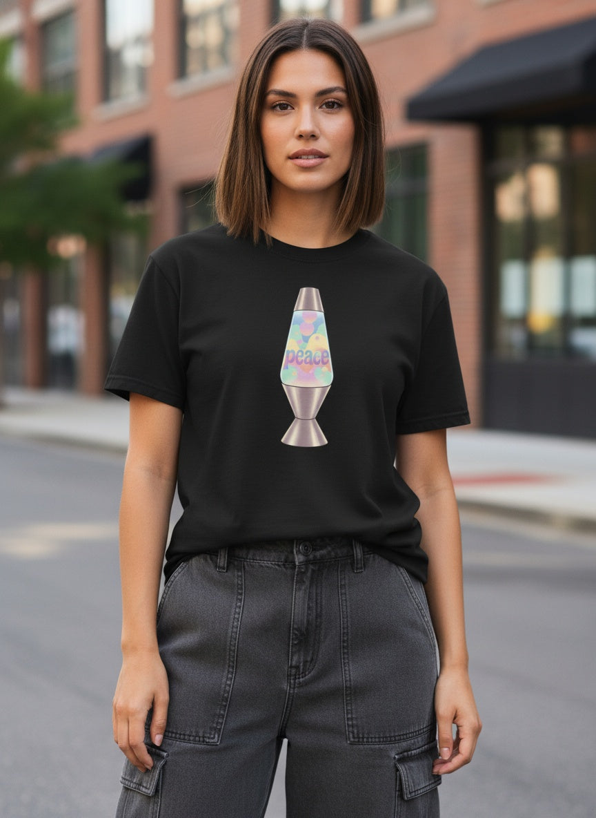 Peace In Motion Lava Lamp T-Shirt