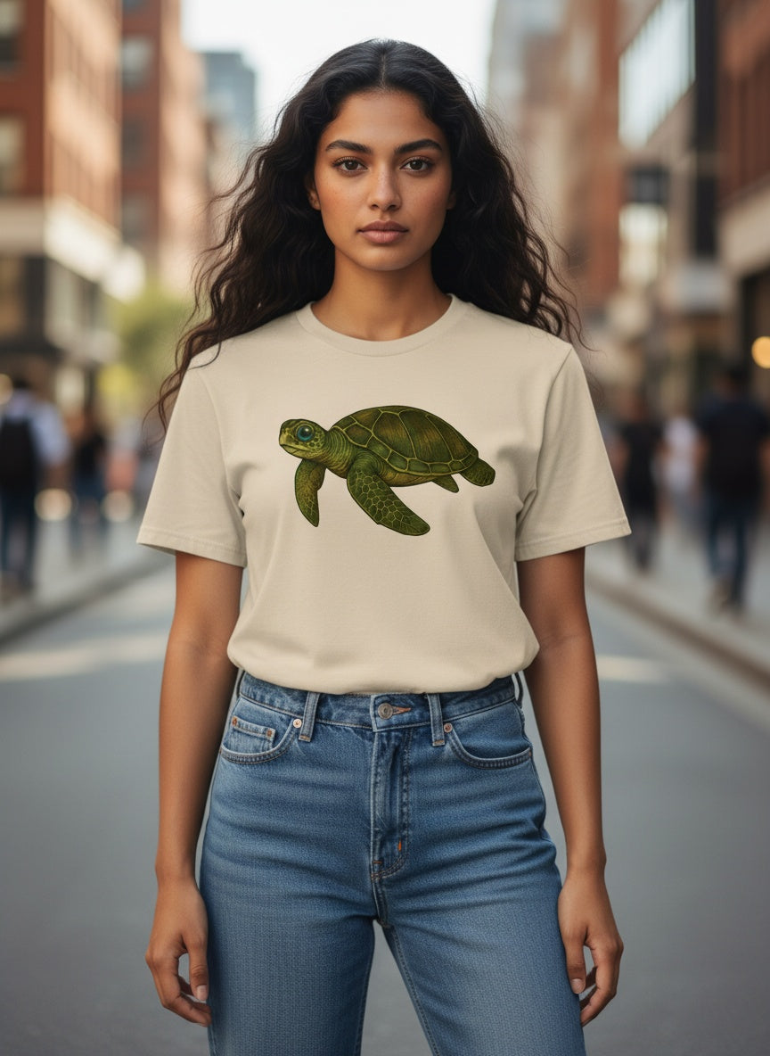 Organic Timeless Sea Turtle T-Shirt