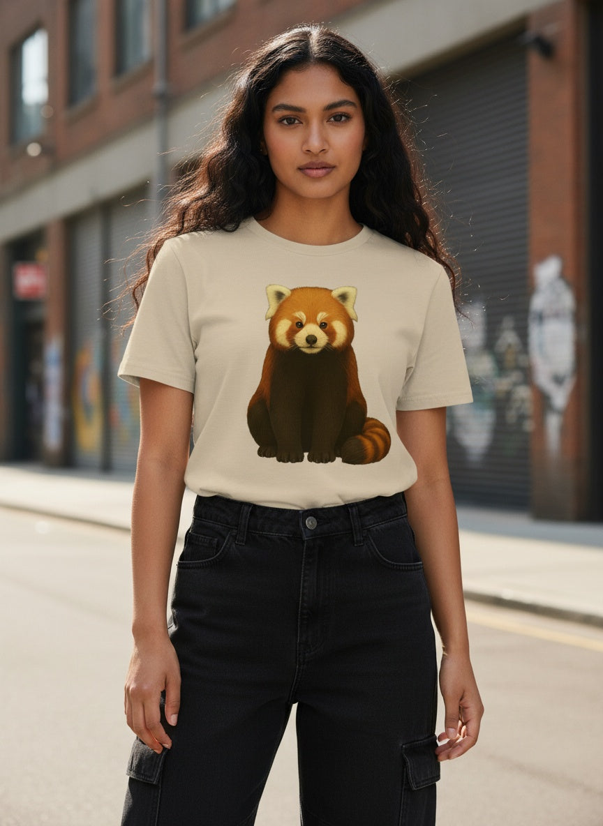 Organic Endangered Red Panda T-Shirt