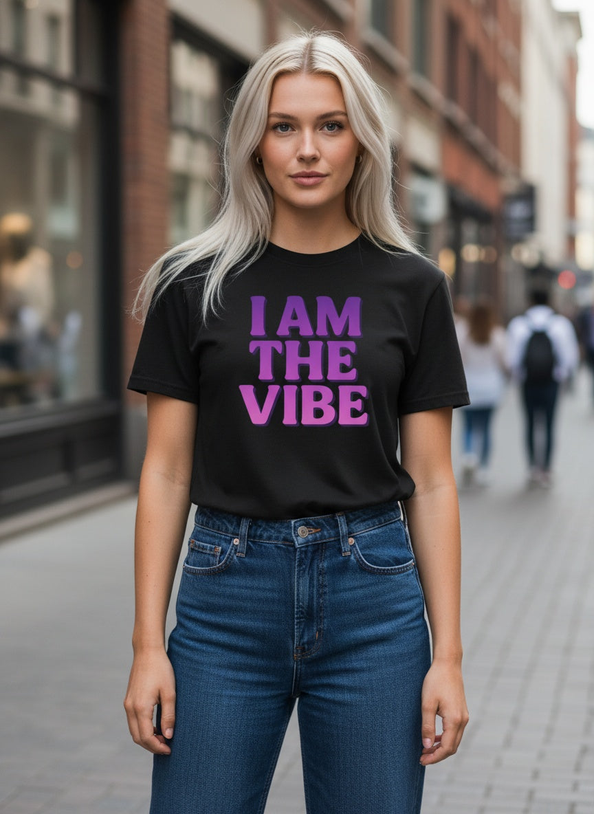 I AM THE VIBE Garment Dyed Heavyweight T-Shirt