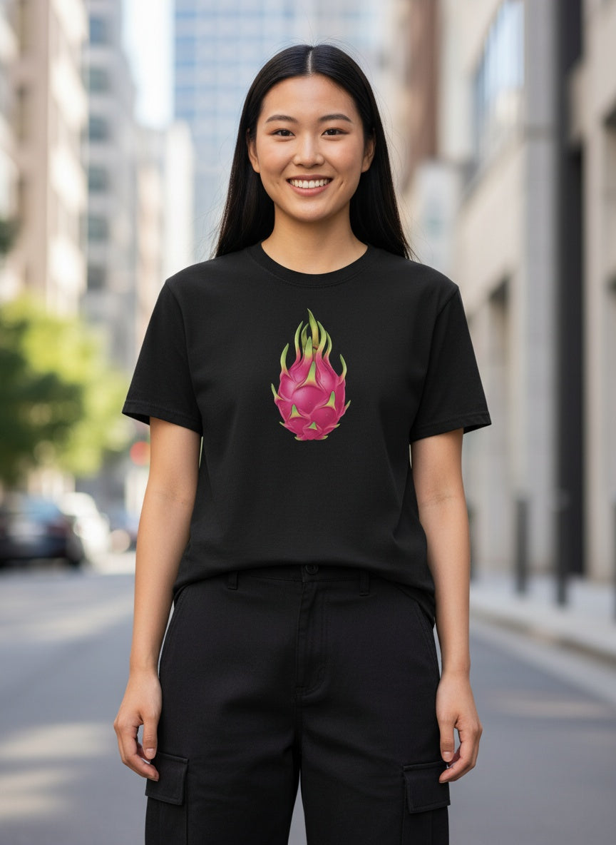 Passion Fruit Glow Cotton T-Shirt