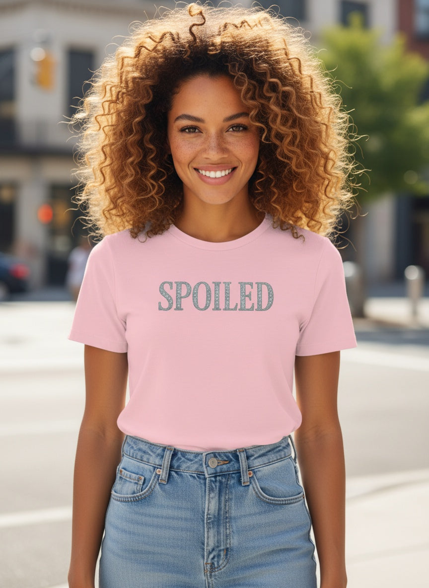 Spoiled Sparkling Diamond Relaxed T-Shirt