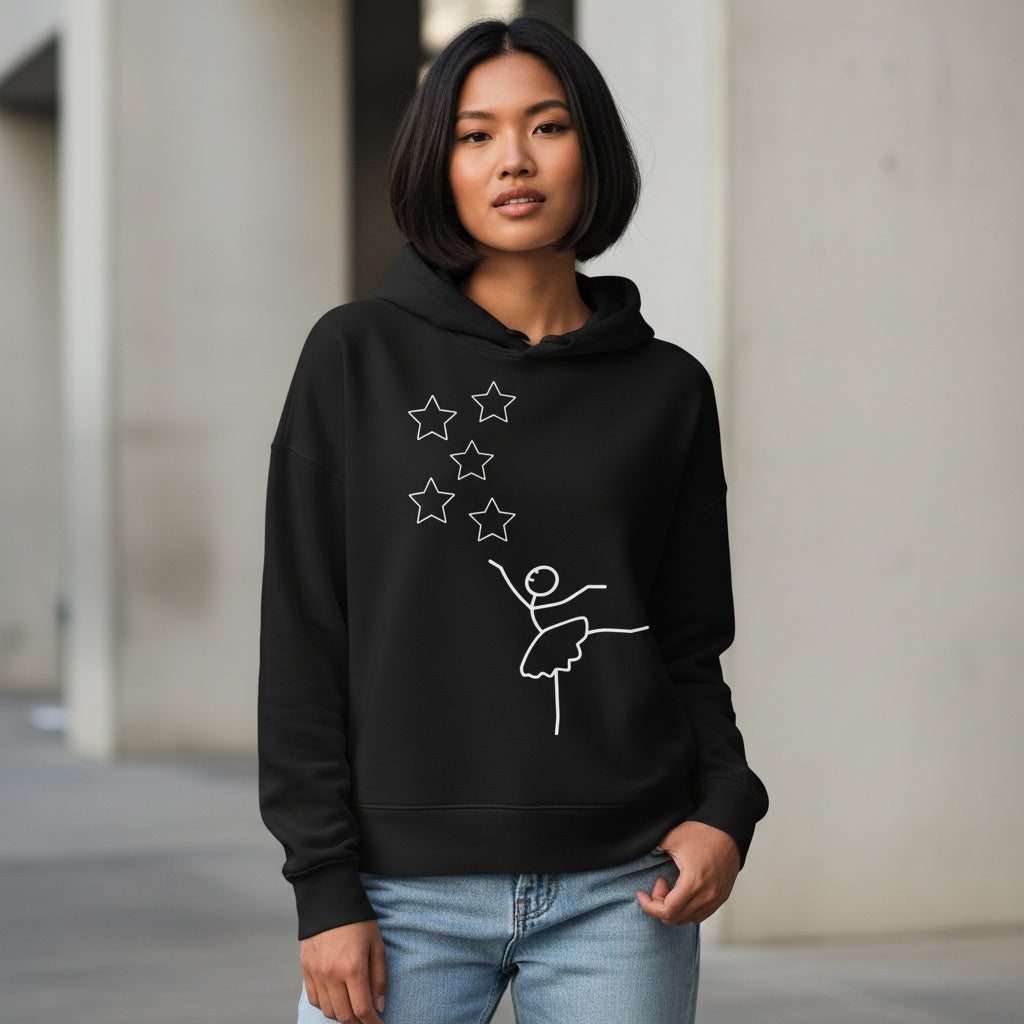Reach For The Stars Organic Mid Weight Hoodie