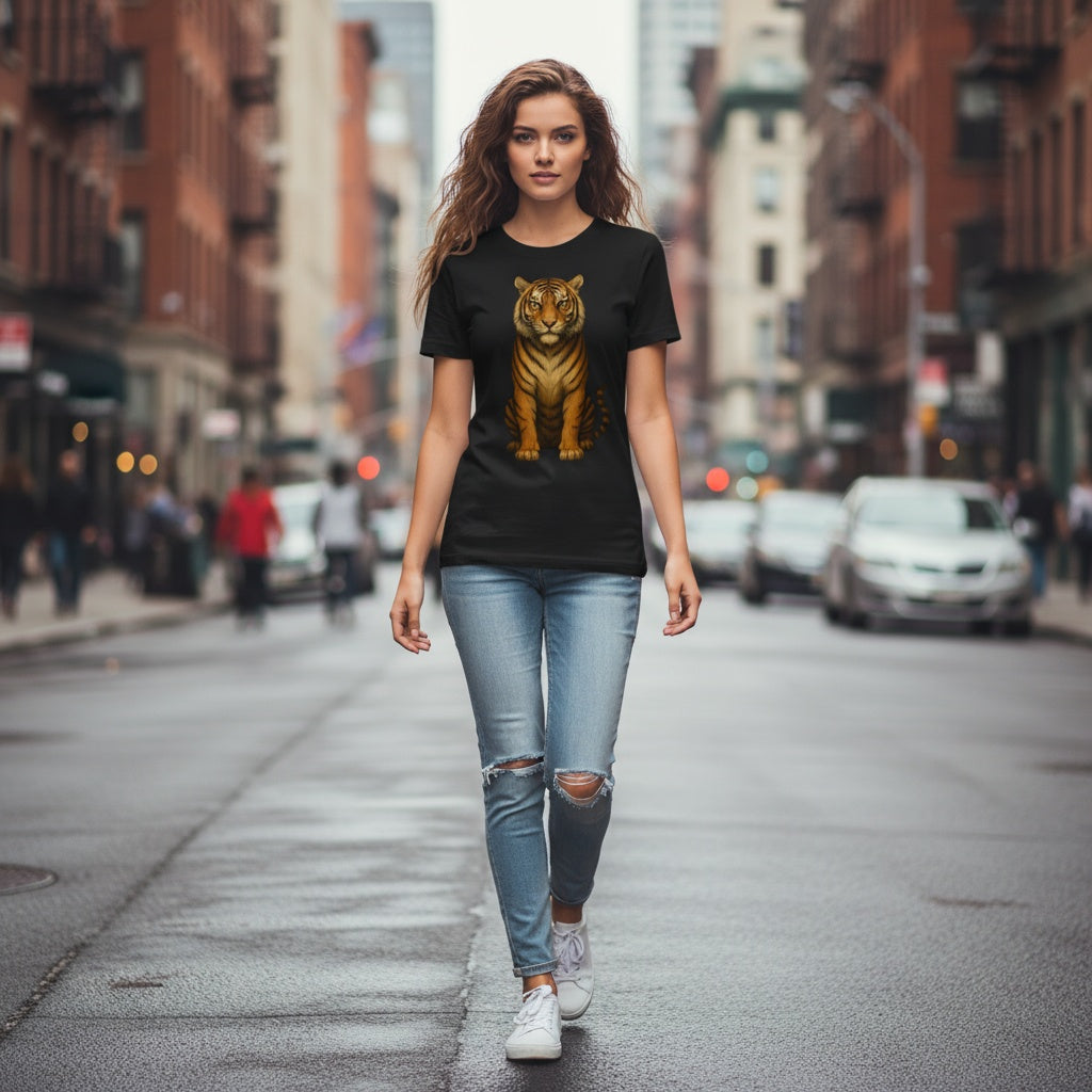 Organic Fierce Tiger T-Shirt