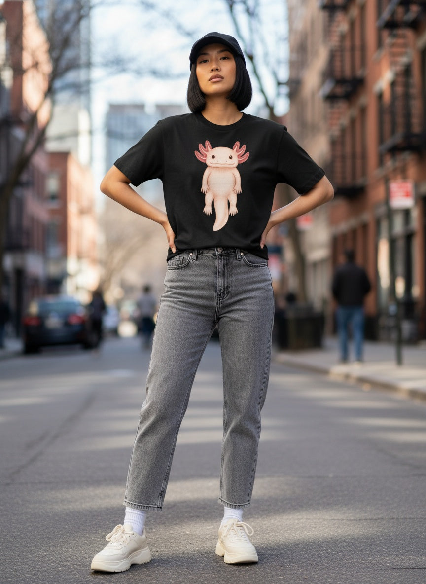 Organic Endangered Axolotl T-Shirt
