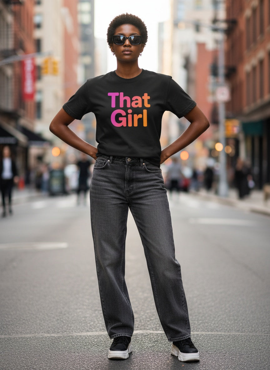 That Girl Garment Dyed Heavyweight Cotton T-Shirt