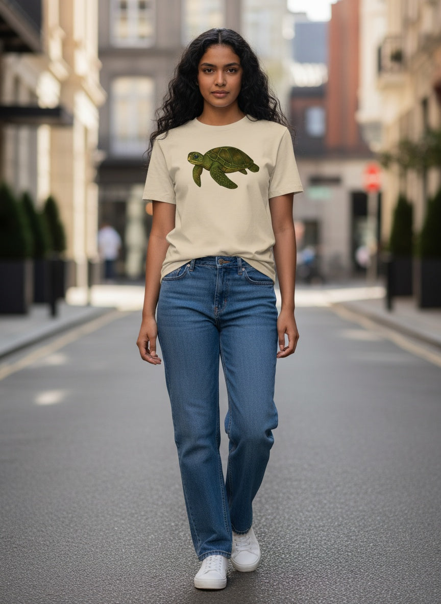 Organic Timeless Sea Turtle T-Shirt