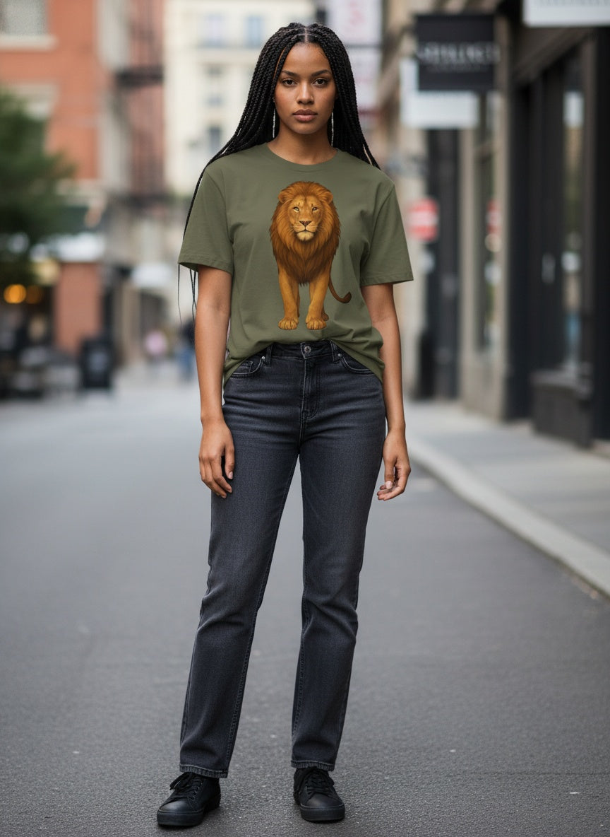 Organic Golden Mane Lion T-Shirt