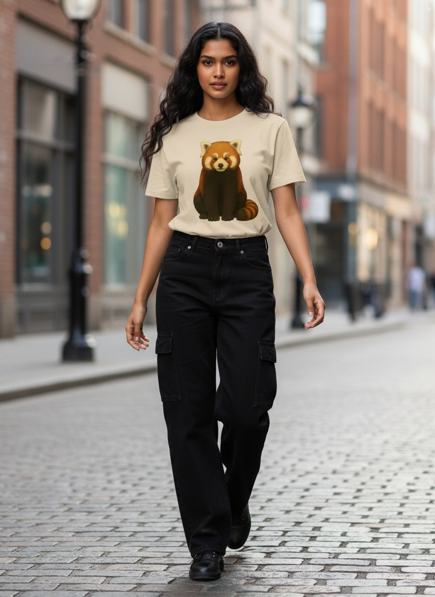 Organic Endangered Red Panda T-Shirt